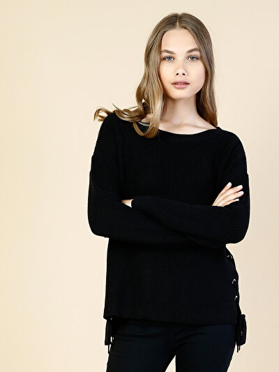 COLINS черный женский свитеры COLINS черный женский свитеры<br>Пол: женский; Цвет: черный; Размер INT: L;