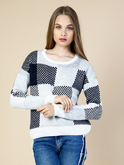 COLINS белый женский свитеры COLINS белый женский свитеры<br>Пол: женский; Цвет: белый; Размер INT: M;