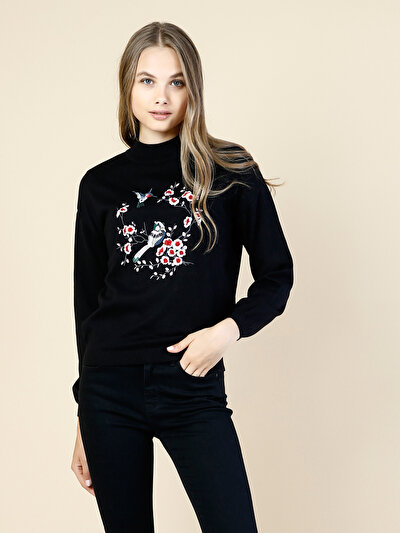 COLINS черный женский свитеры COLINS черный женский свитеры<br>Пол: женский; Цвет: черный; Размер INT: L;