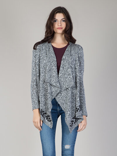 COLINS серый женский кардиганы COLINS серый женский кардиганы<br>Пол: женский; Цвет: смешанный серый; Размер INT: M/L;