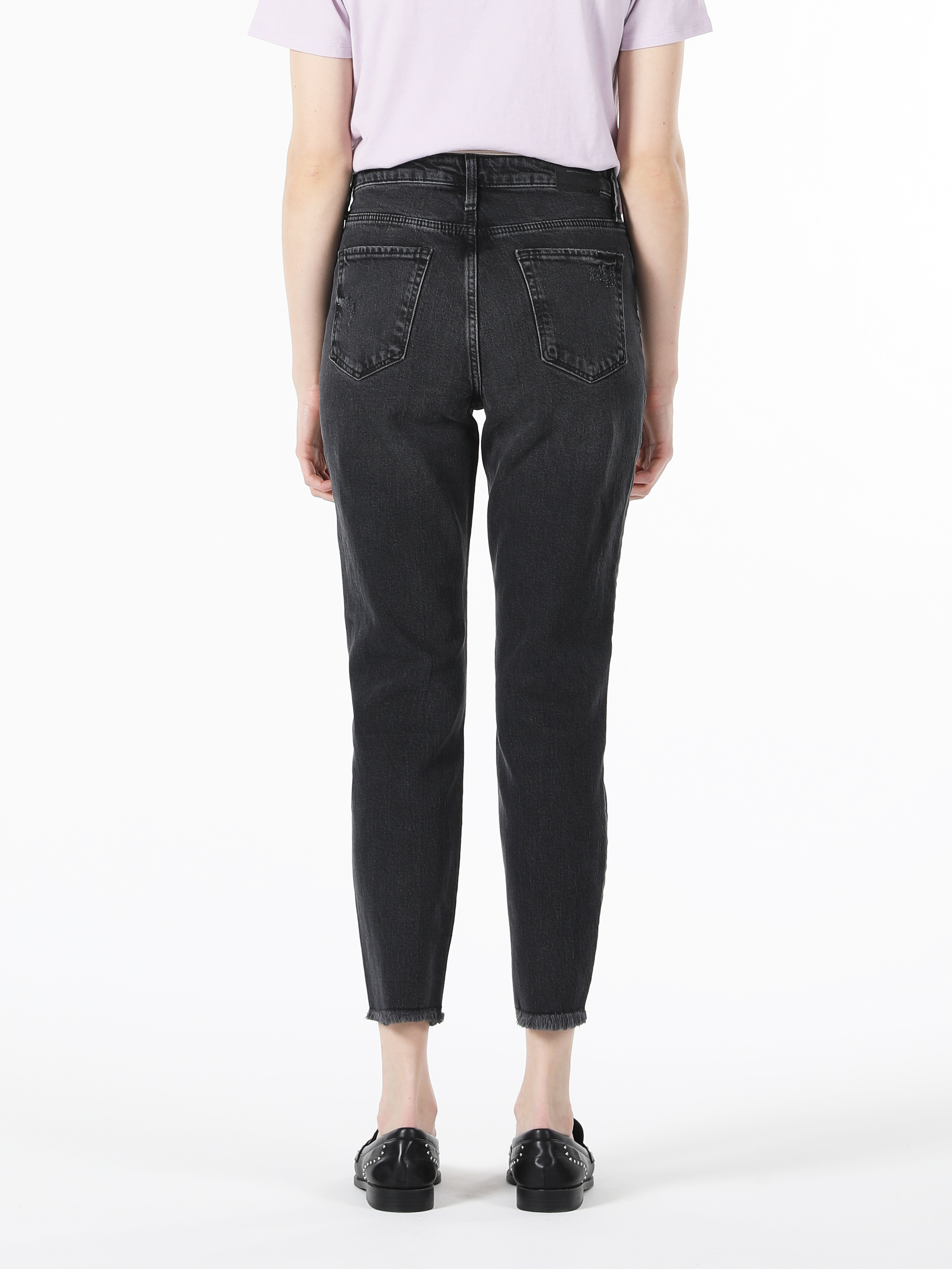 Показать информацию о Slim fit средний талия узкие женские джинсы