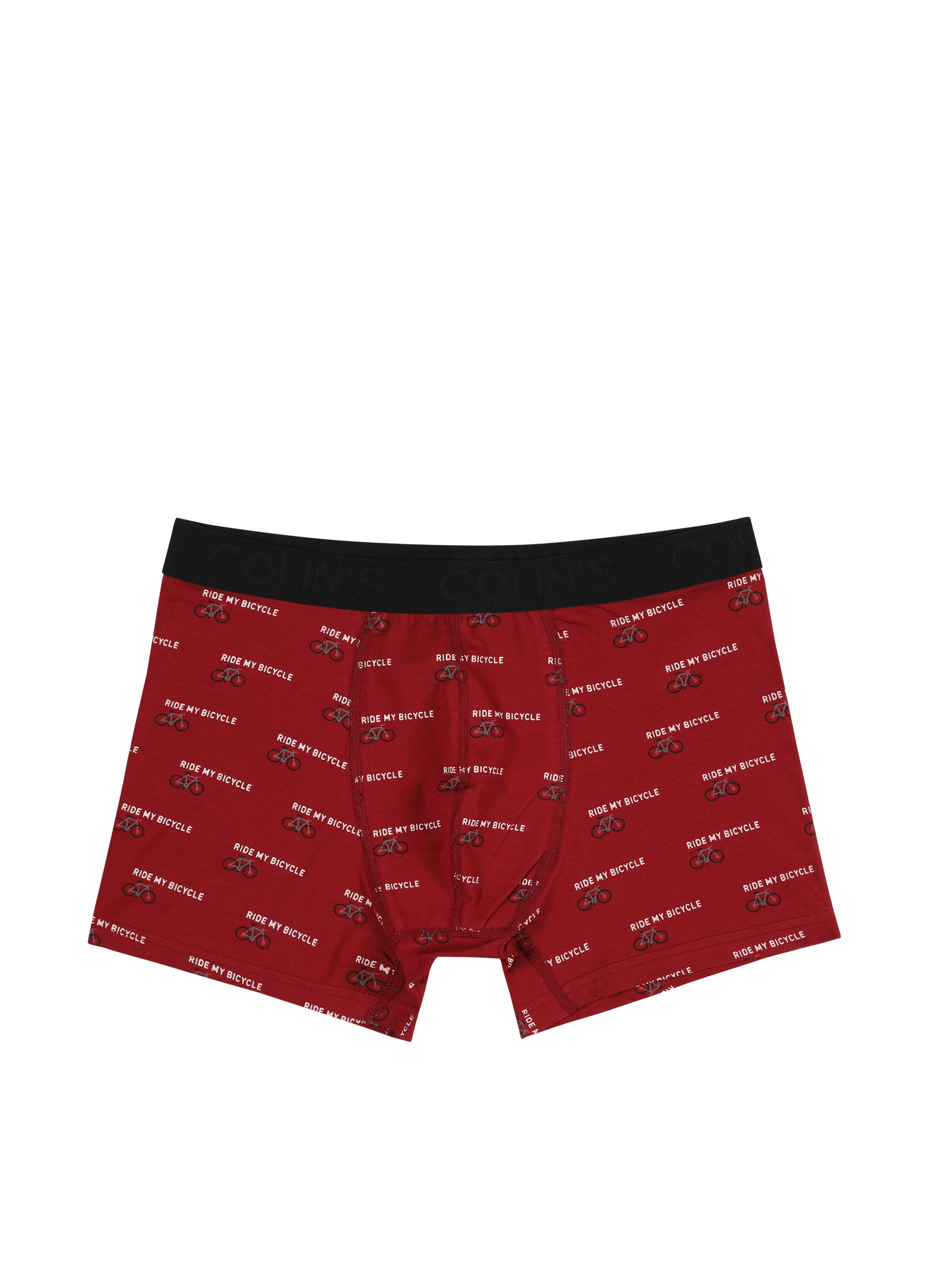 Показать информацию о Мужские трусы боксеры бордовые modern fit
