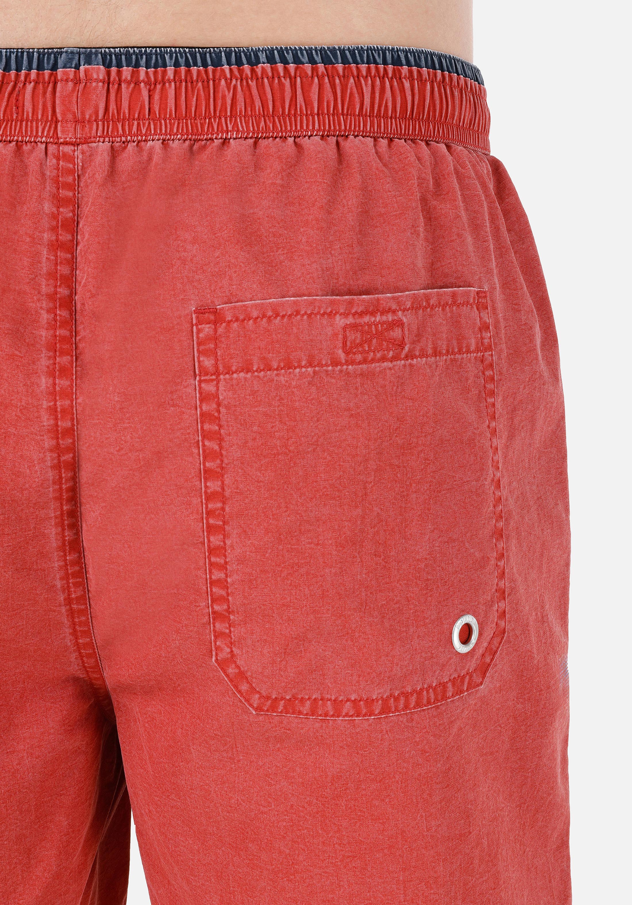 Показать информацию о Slim fit мужские красные плавательные шорты