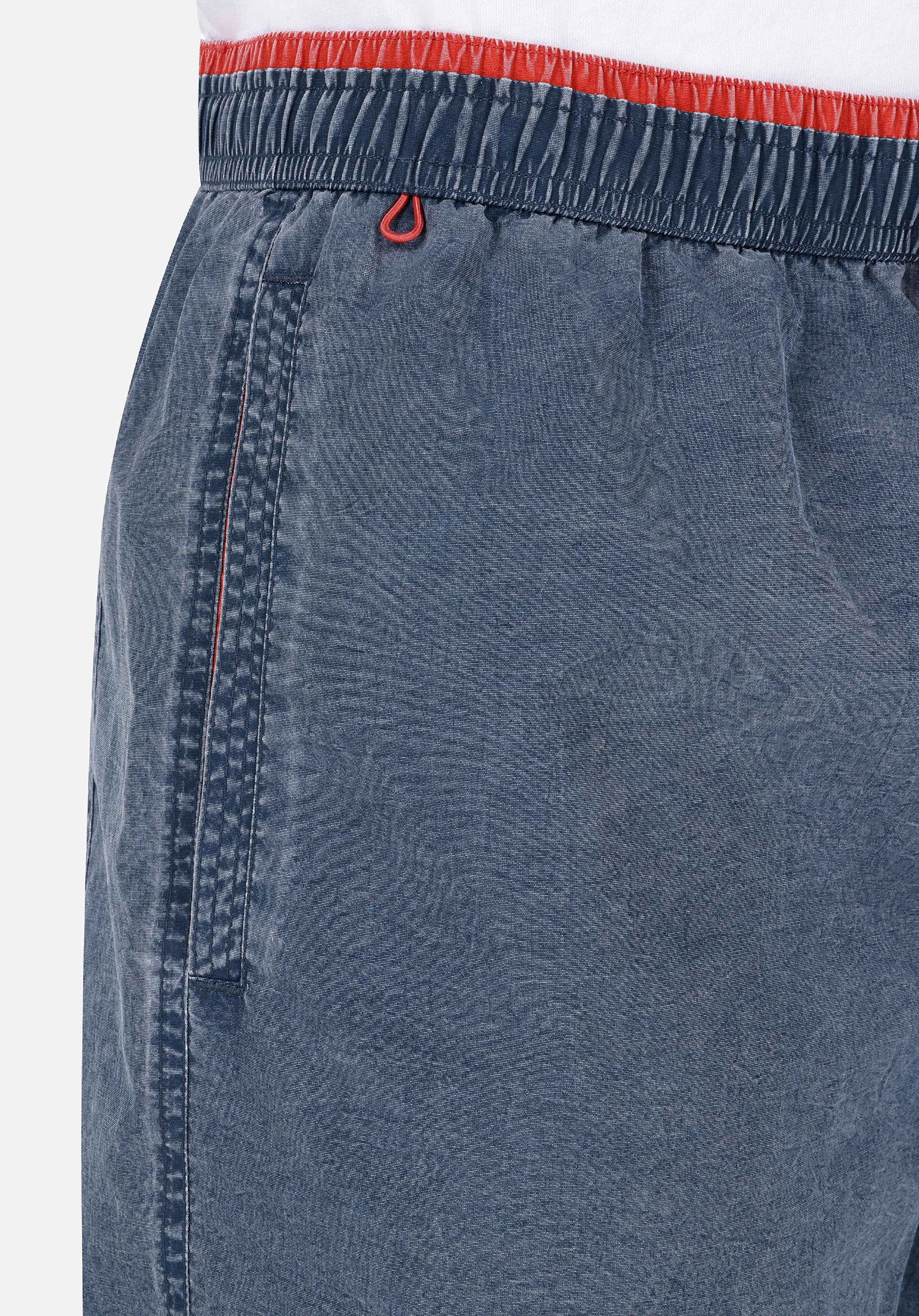 Показать информацию о Slim fit мужские синие плавательные шорты