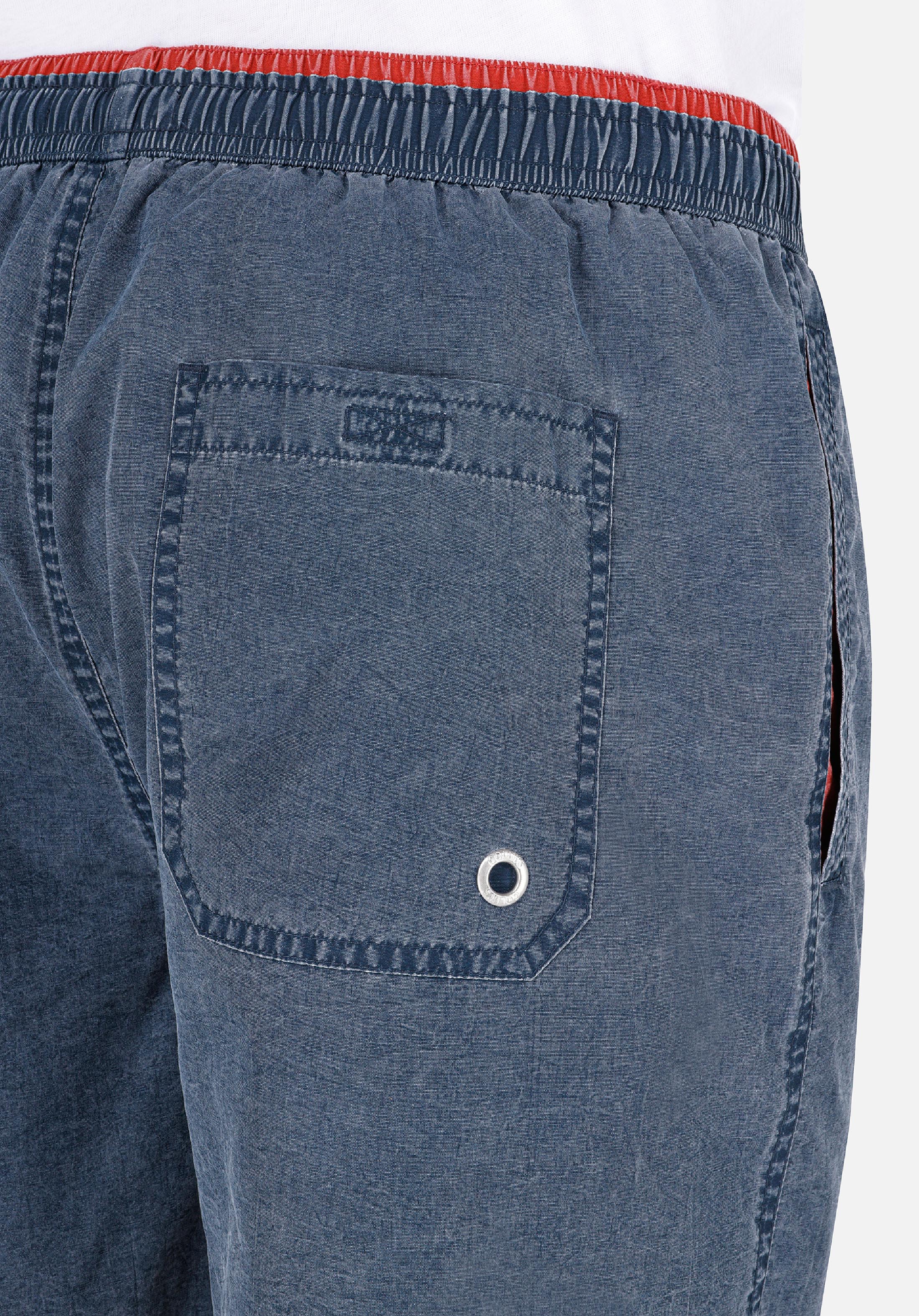 Показать информацию о Slim fit мужские синие плавательные шорты