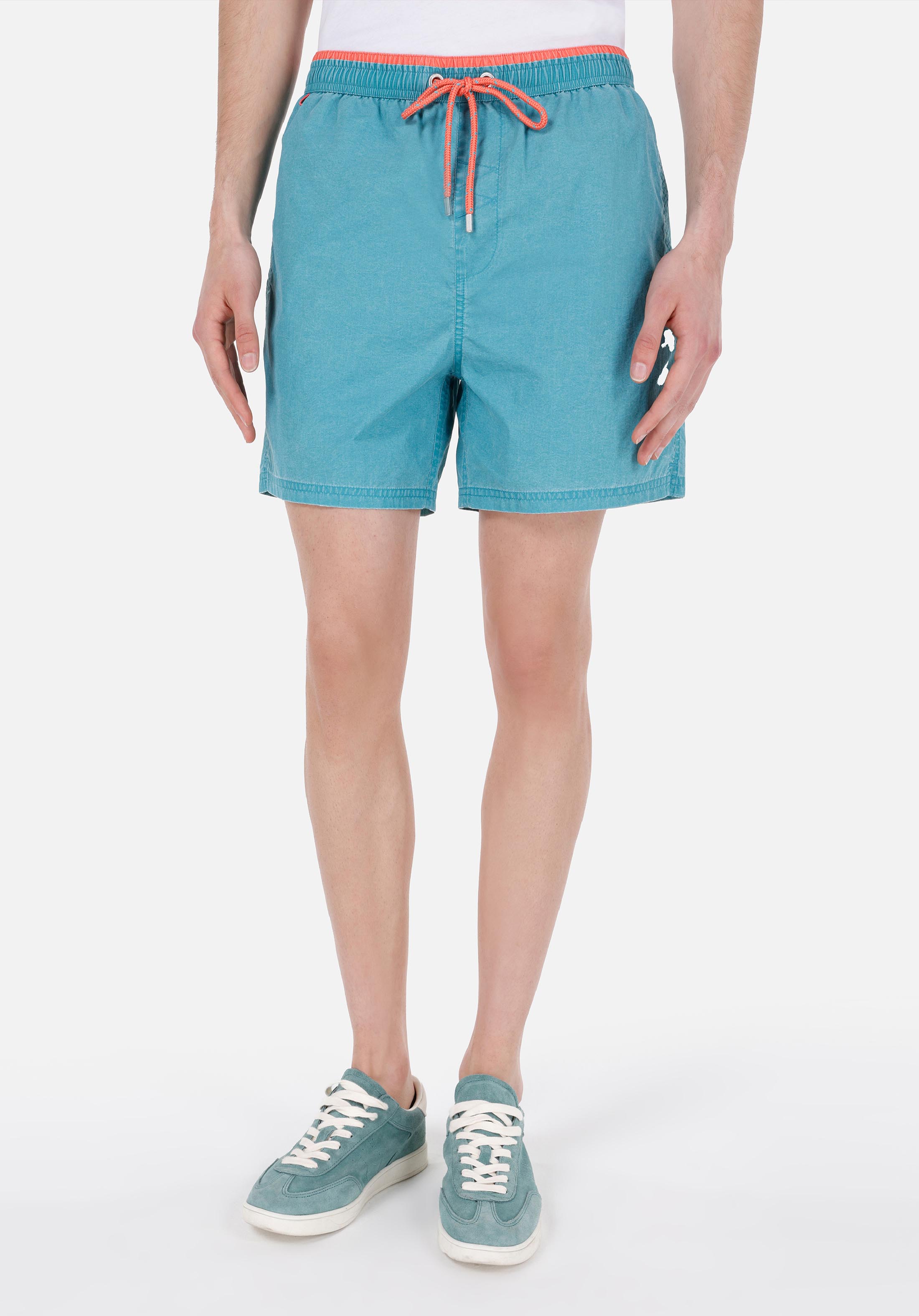 Показать информацию о Slim fit мужские синие плавательные шорты