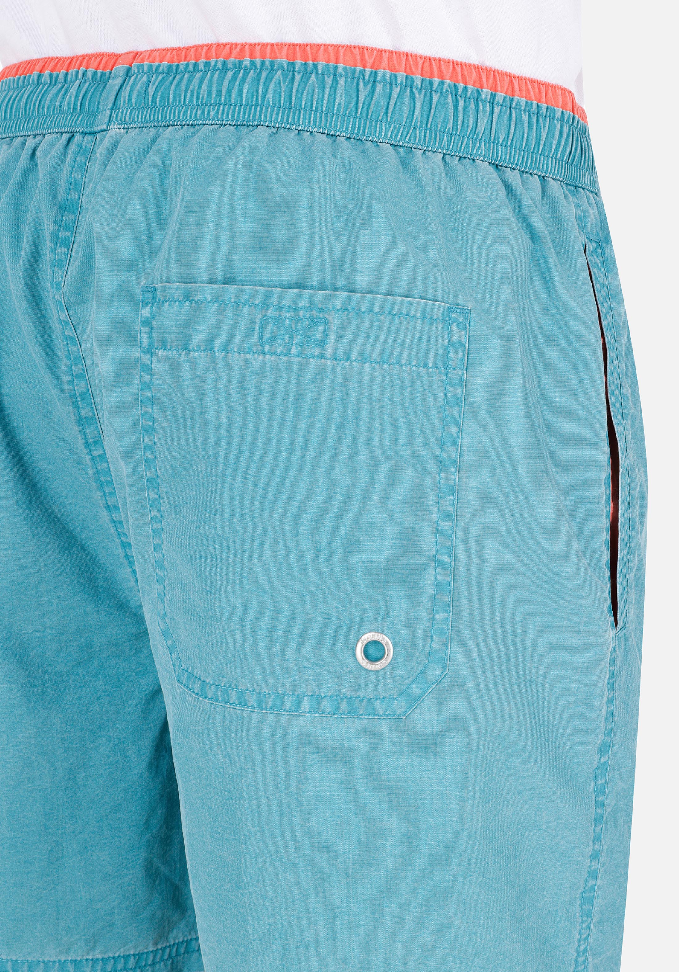 Показать информацию о Slim fit мужские синие плавательные шорты