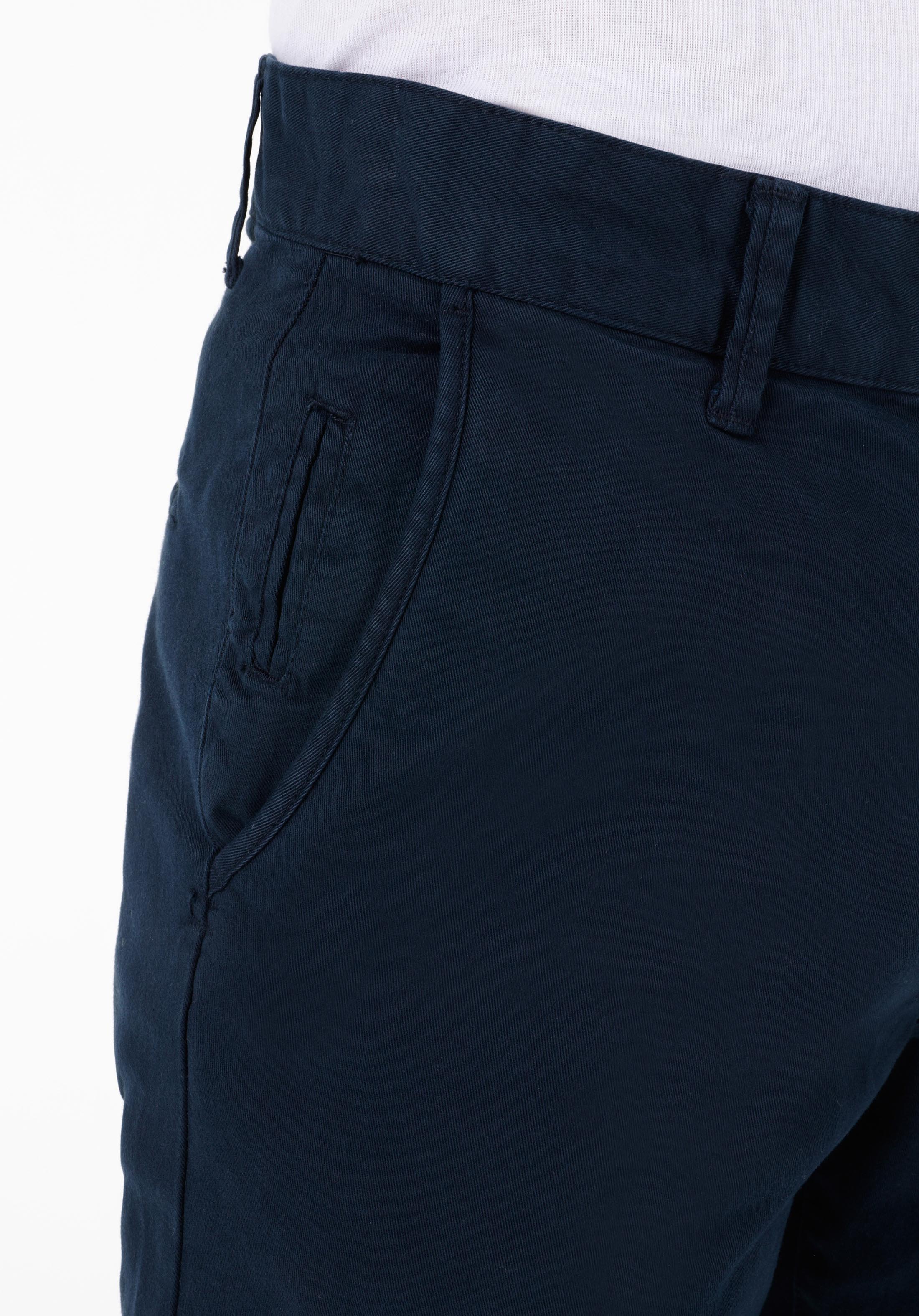 Показать информацию о Мужские темно-синие брюки slim fit средняя посадка