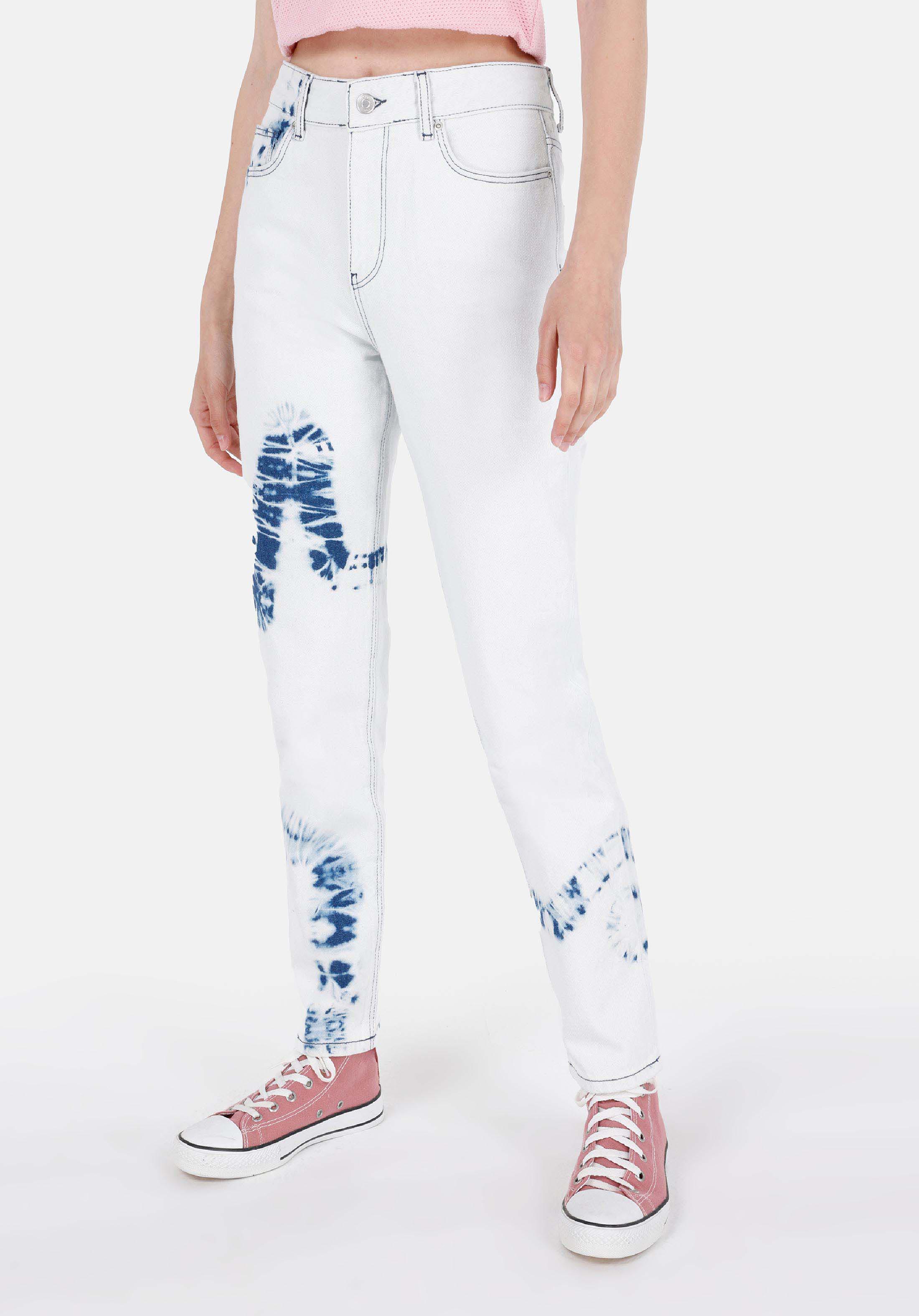 Показать информацию о Mom fit slim leg женские джинсы цвета индиго