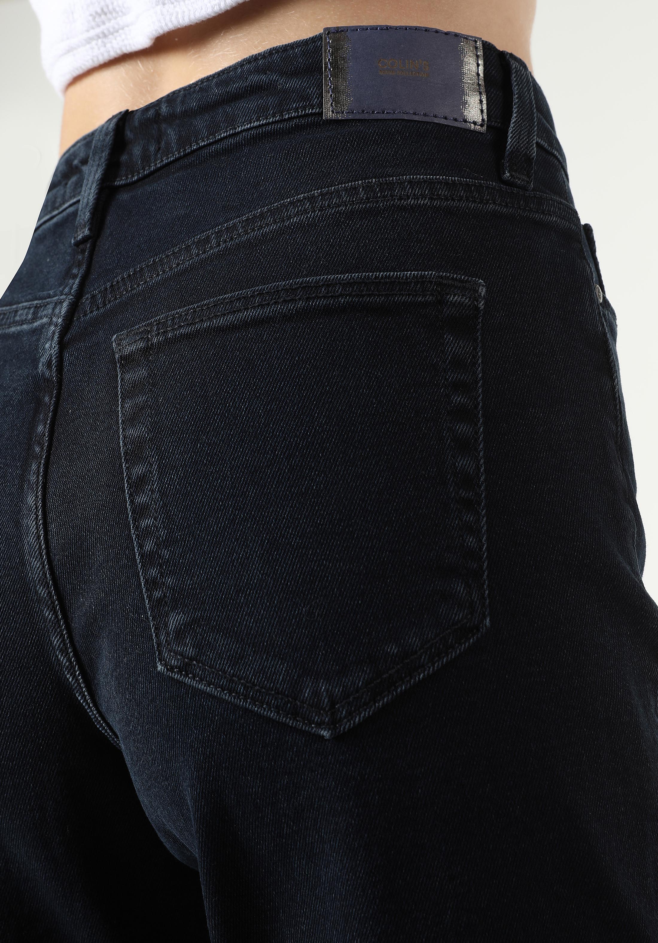 Показать информацию о Женские джинсы деним slim fit средняя посадка