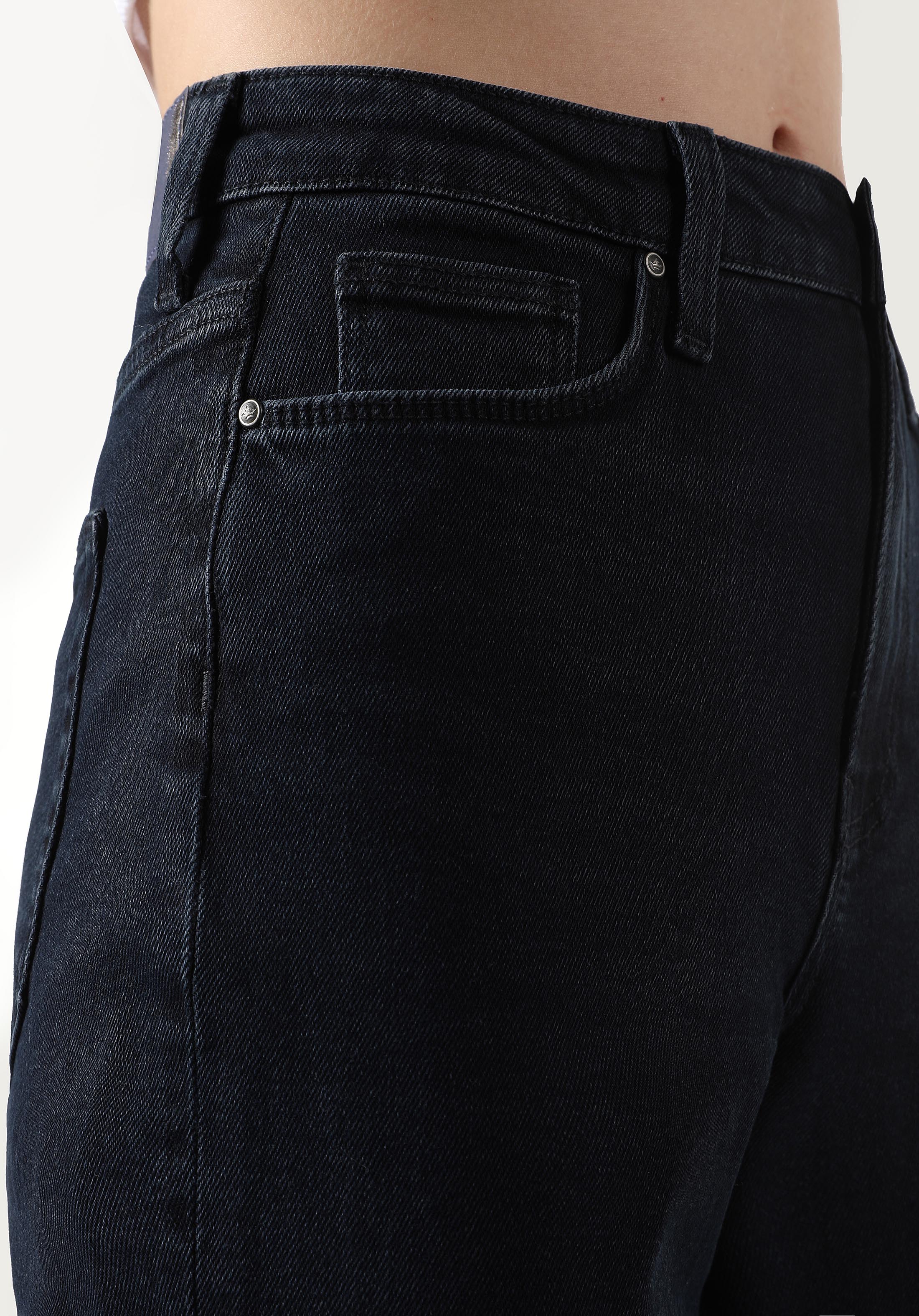 Показать информацию о Женские джинсы деним slim fit средняя посадка