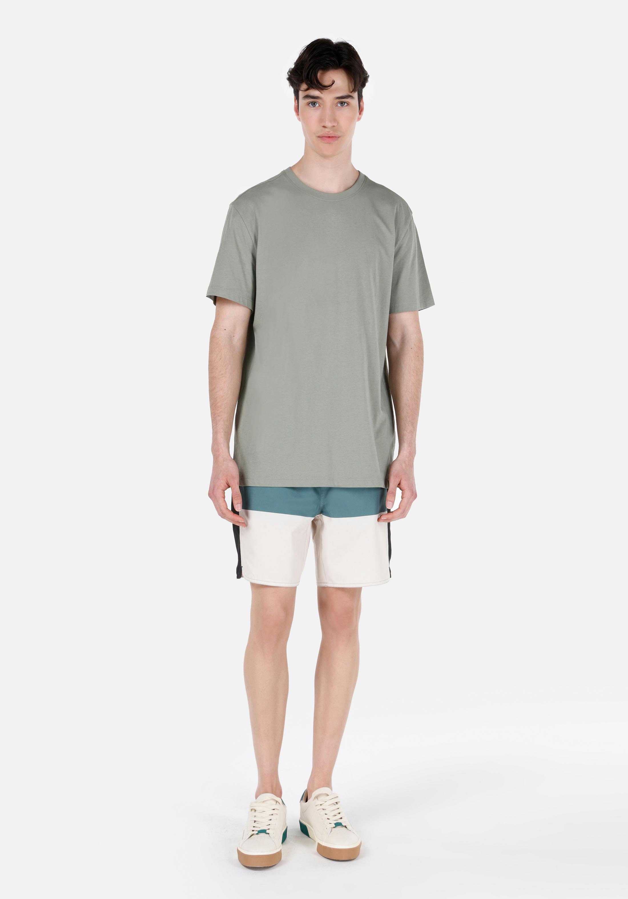 Показать информацию о Slim fit мужские разноцветные плавательные шорты