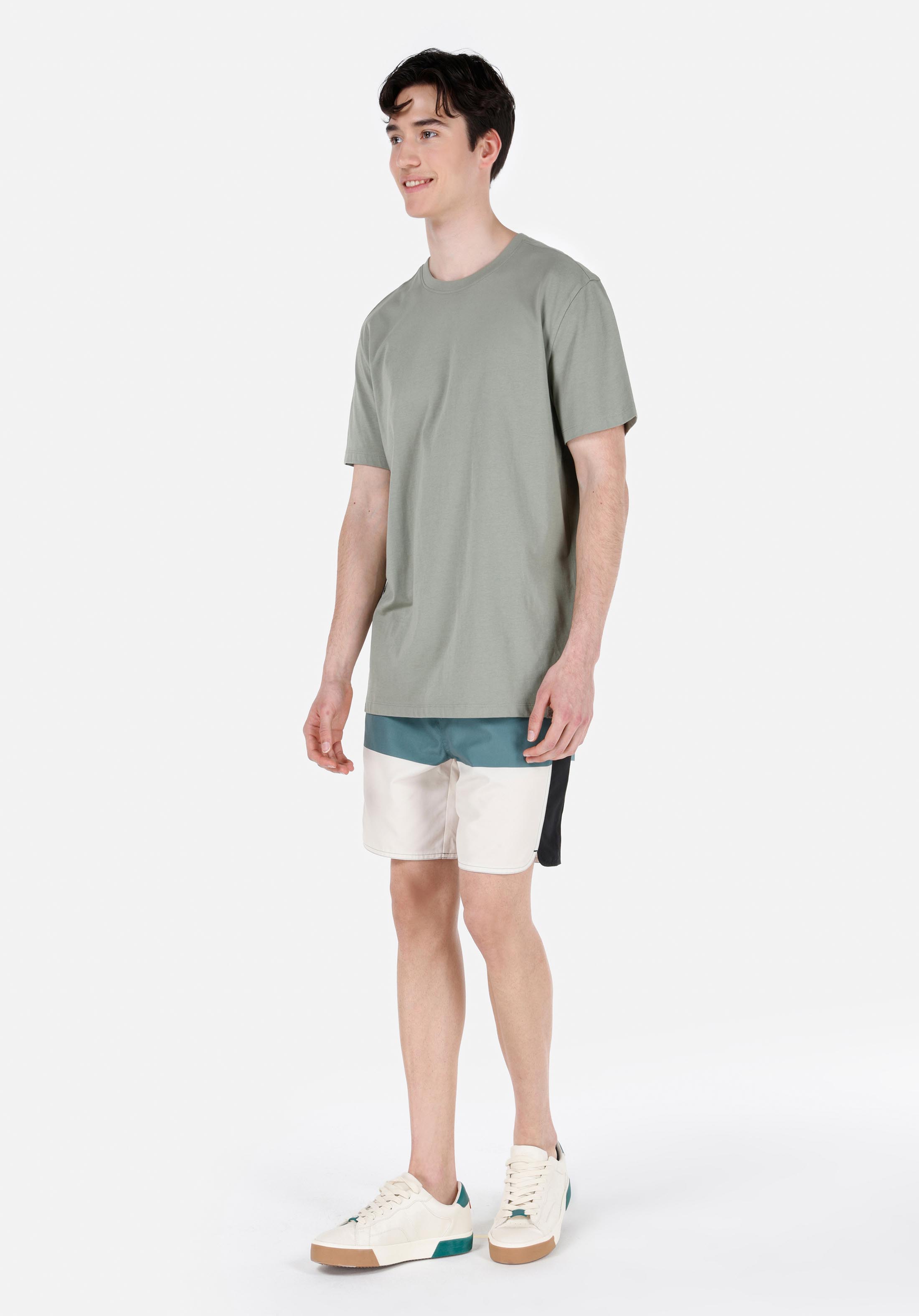 Показать информацию о Slim fit мужские разноцветные плавательные шорты
