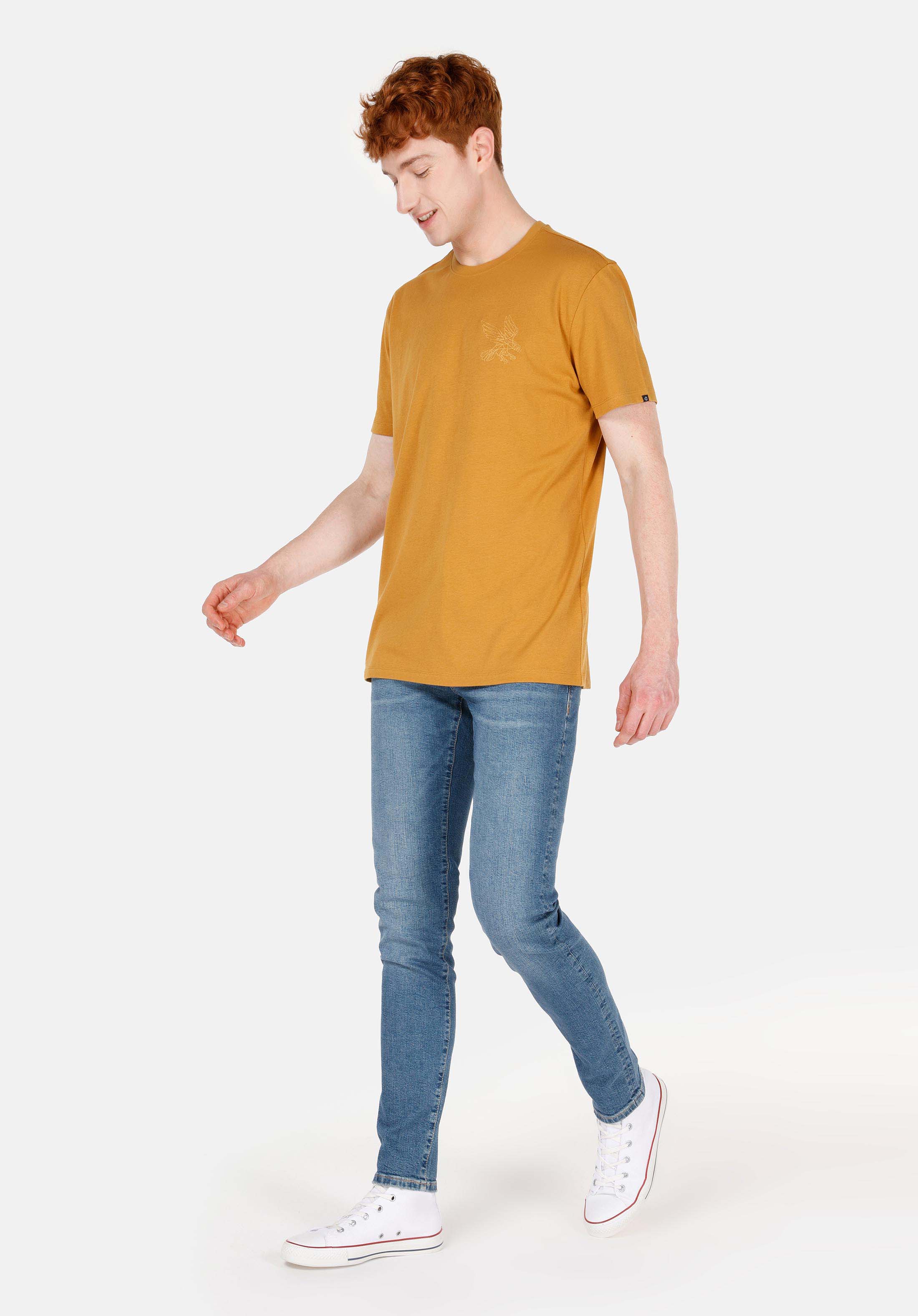 Показать информацию о Мужские джинсы индиго slim fit низкая посадка