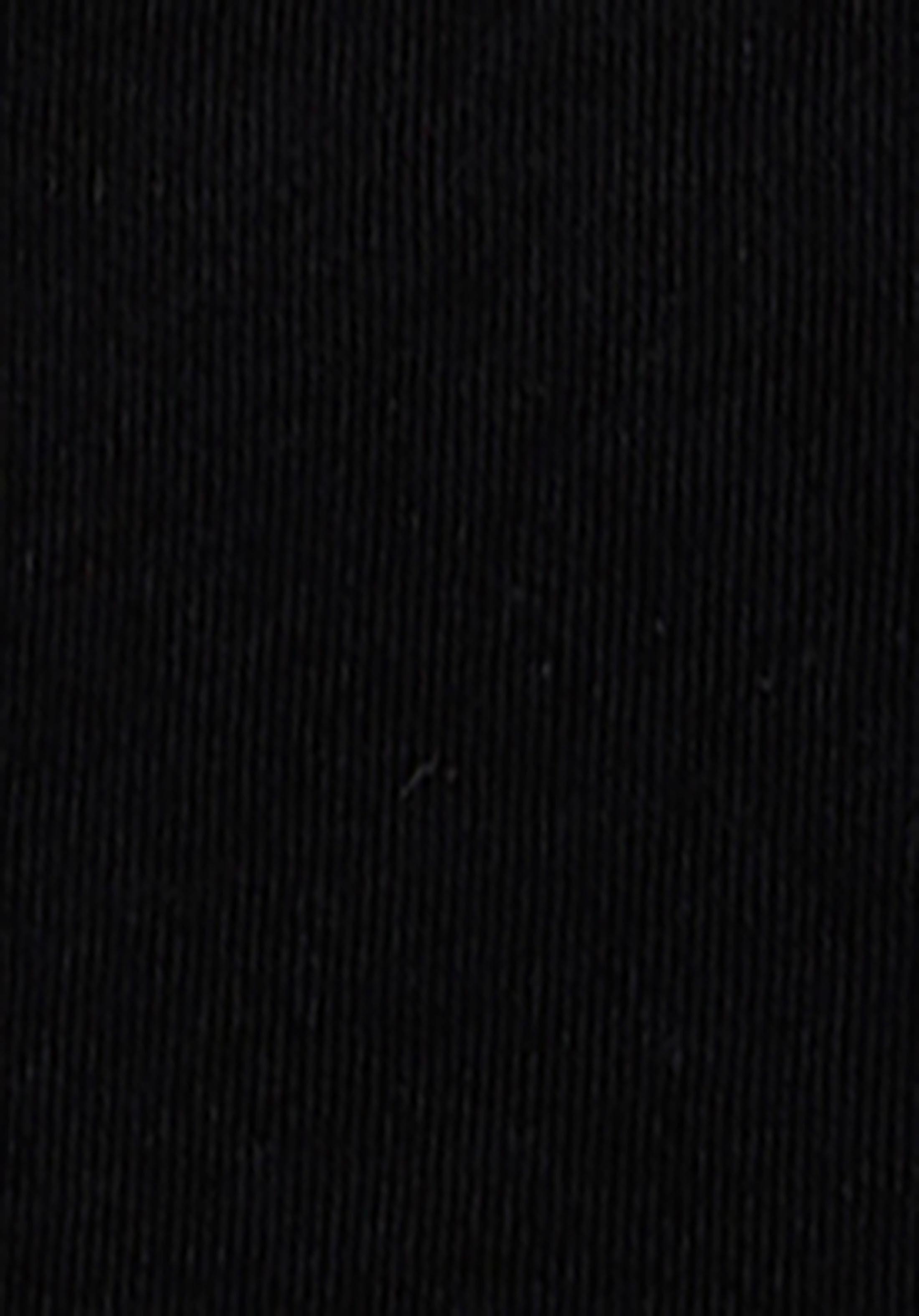 Показать информацию о Slim fit круглый вырез прямая женская черная футболка с коротким рукавом