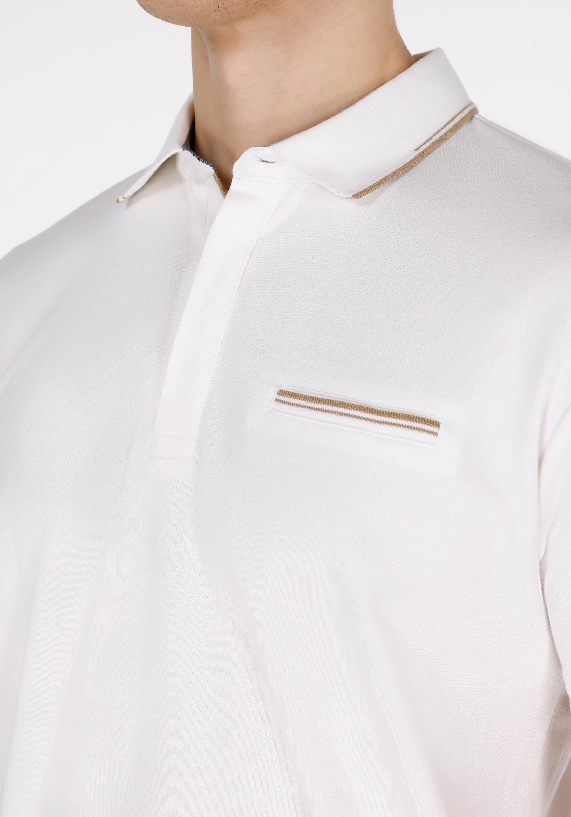 Показать информацию о Slim fit поло воротник прямая мужская белая футболка с коротким рукавом