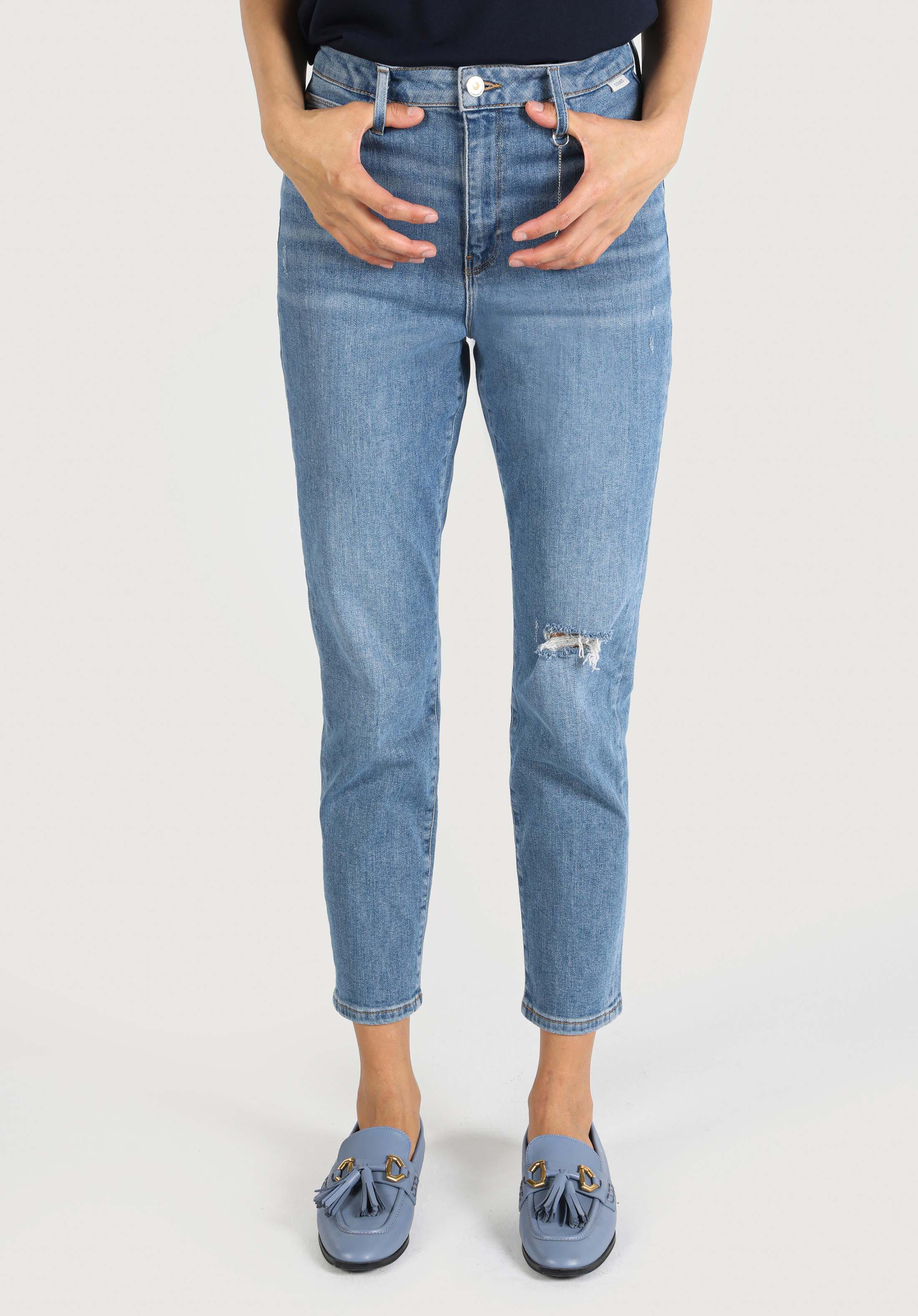 Показать информацию о Slim fit средний талия узкие женские джинсы