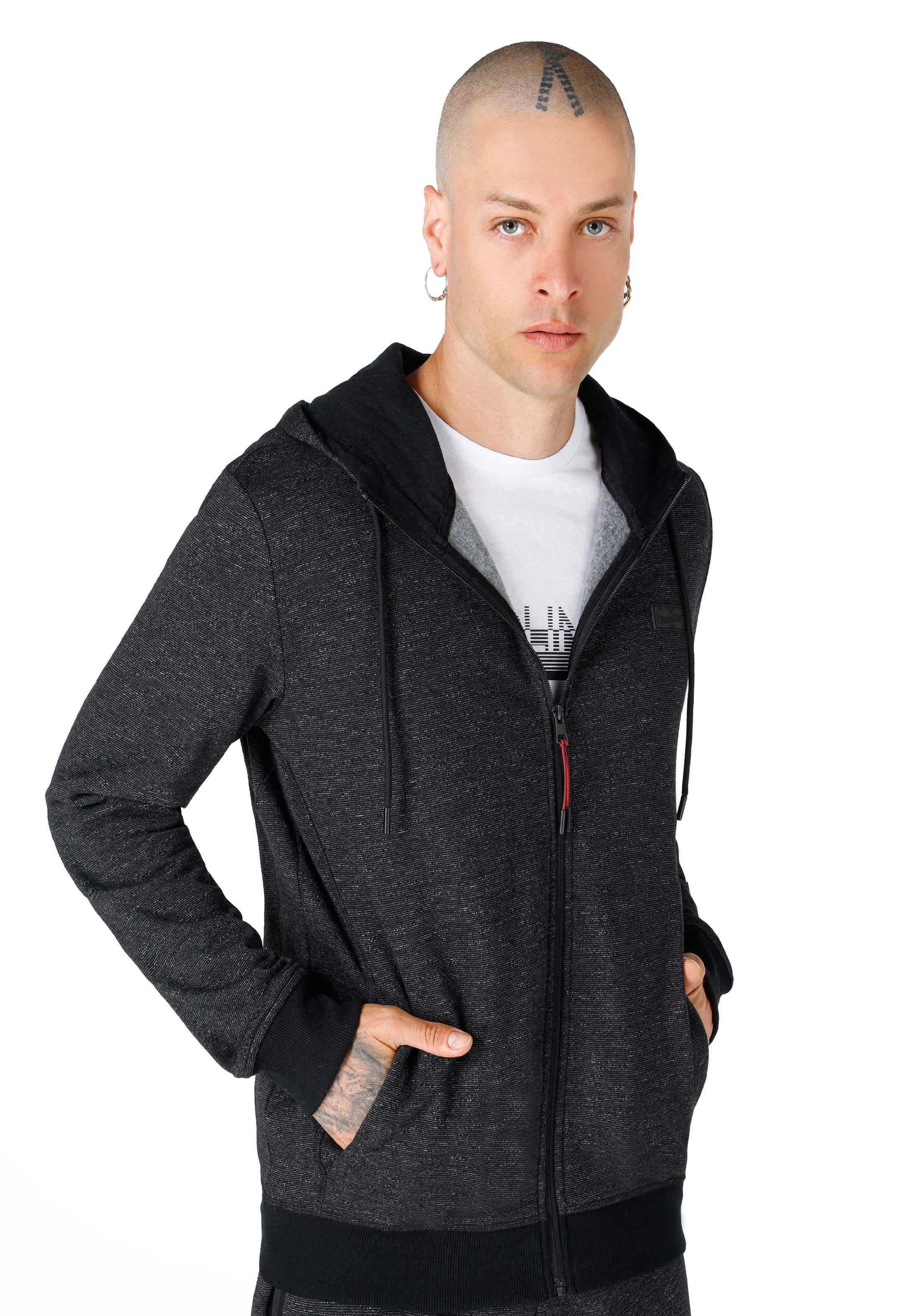 Показать информацию о Slim fit мужская толстовка антрацитового цвета
