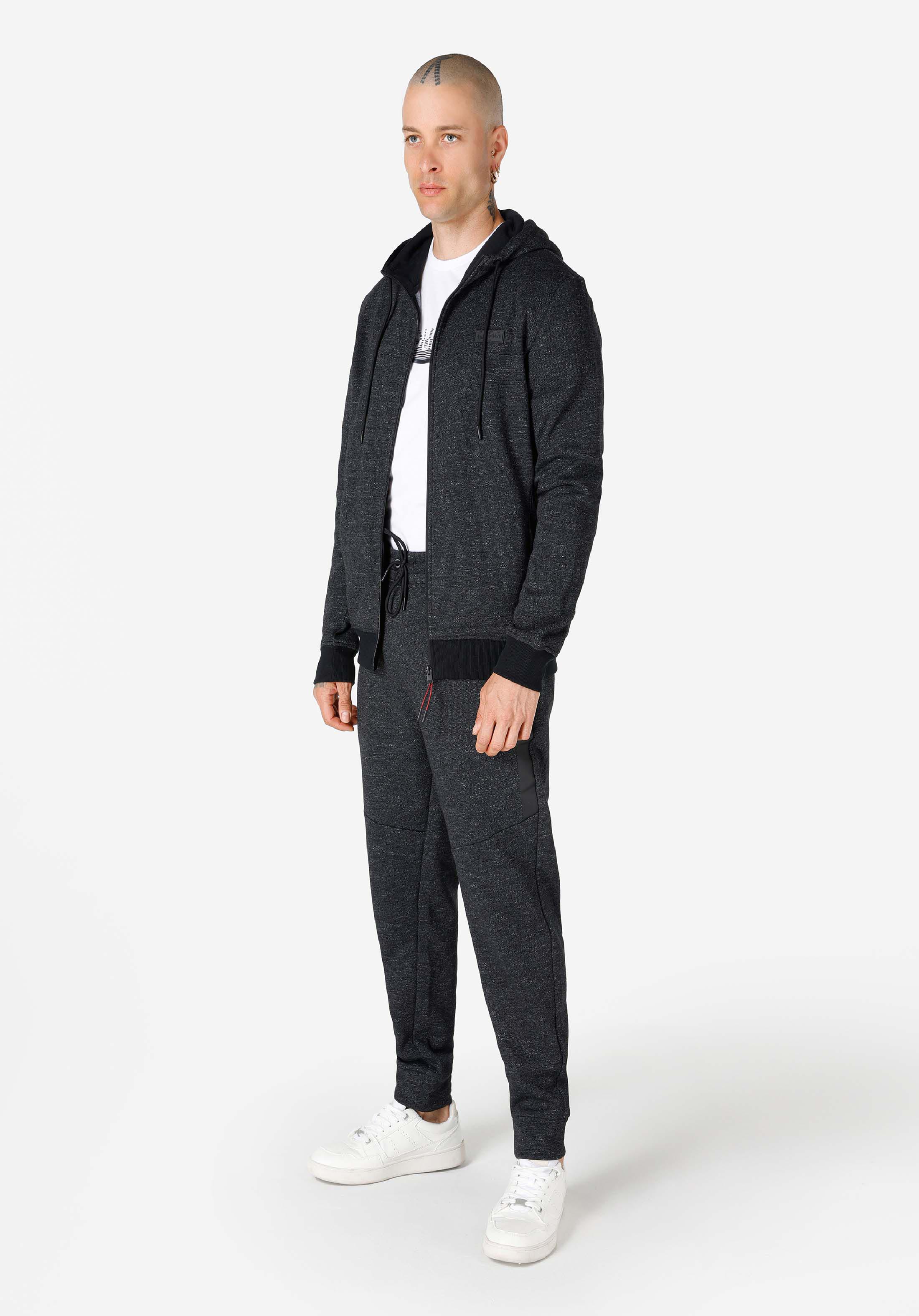 Показать информацию о Slim fit мужская толстовка антрацитового цвета