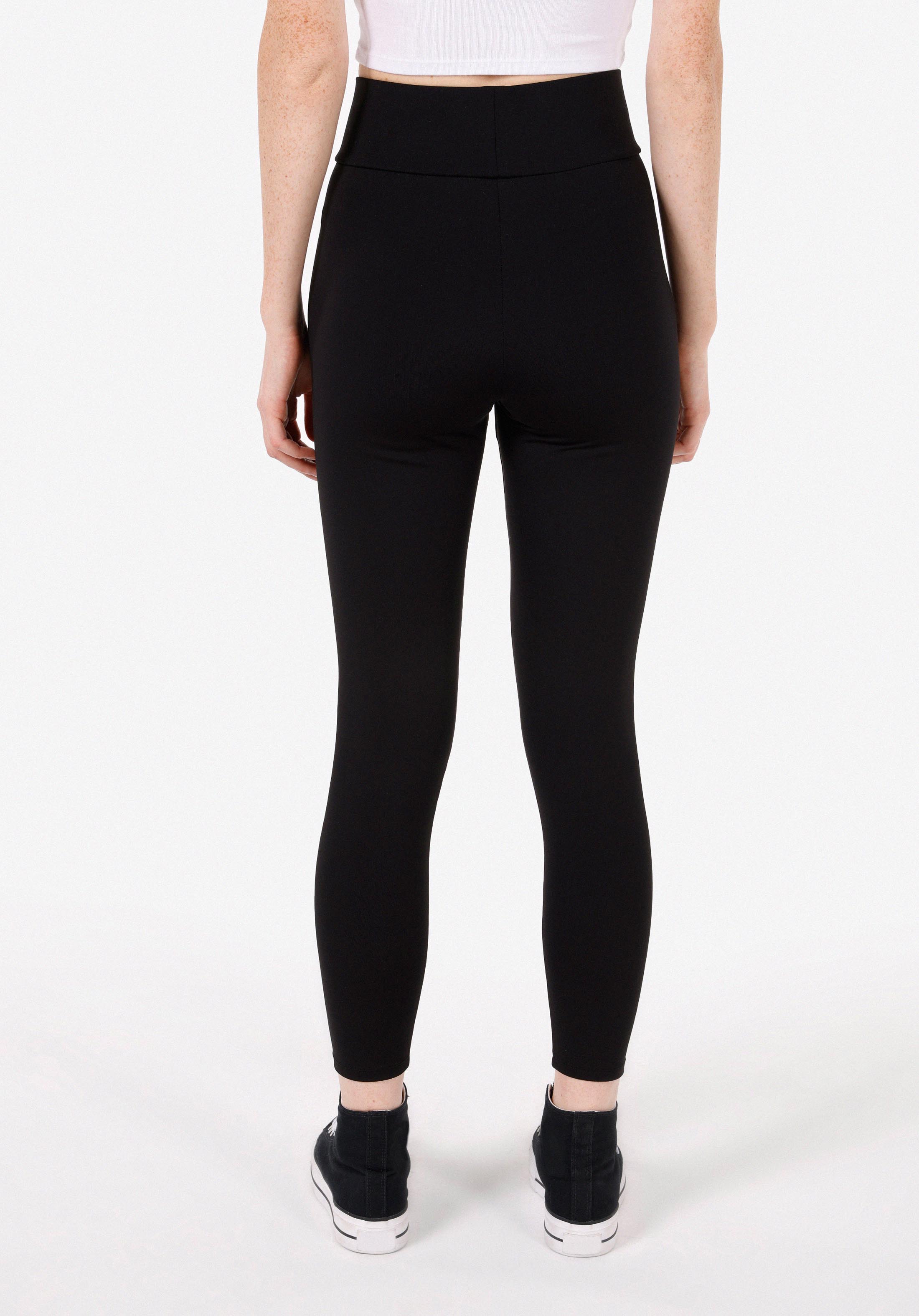 Показать информацию о Slim fit rise талия женские черные трикотажные колготки