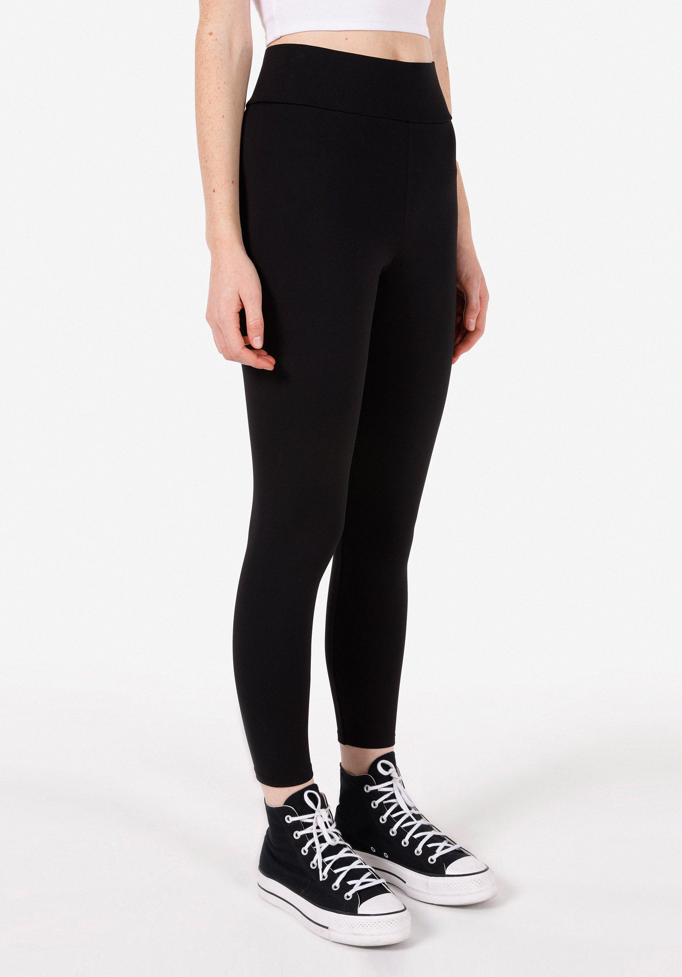 Показать информацию о Slim fit rise талия женские черные трикотажные колготки