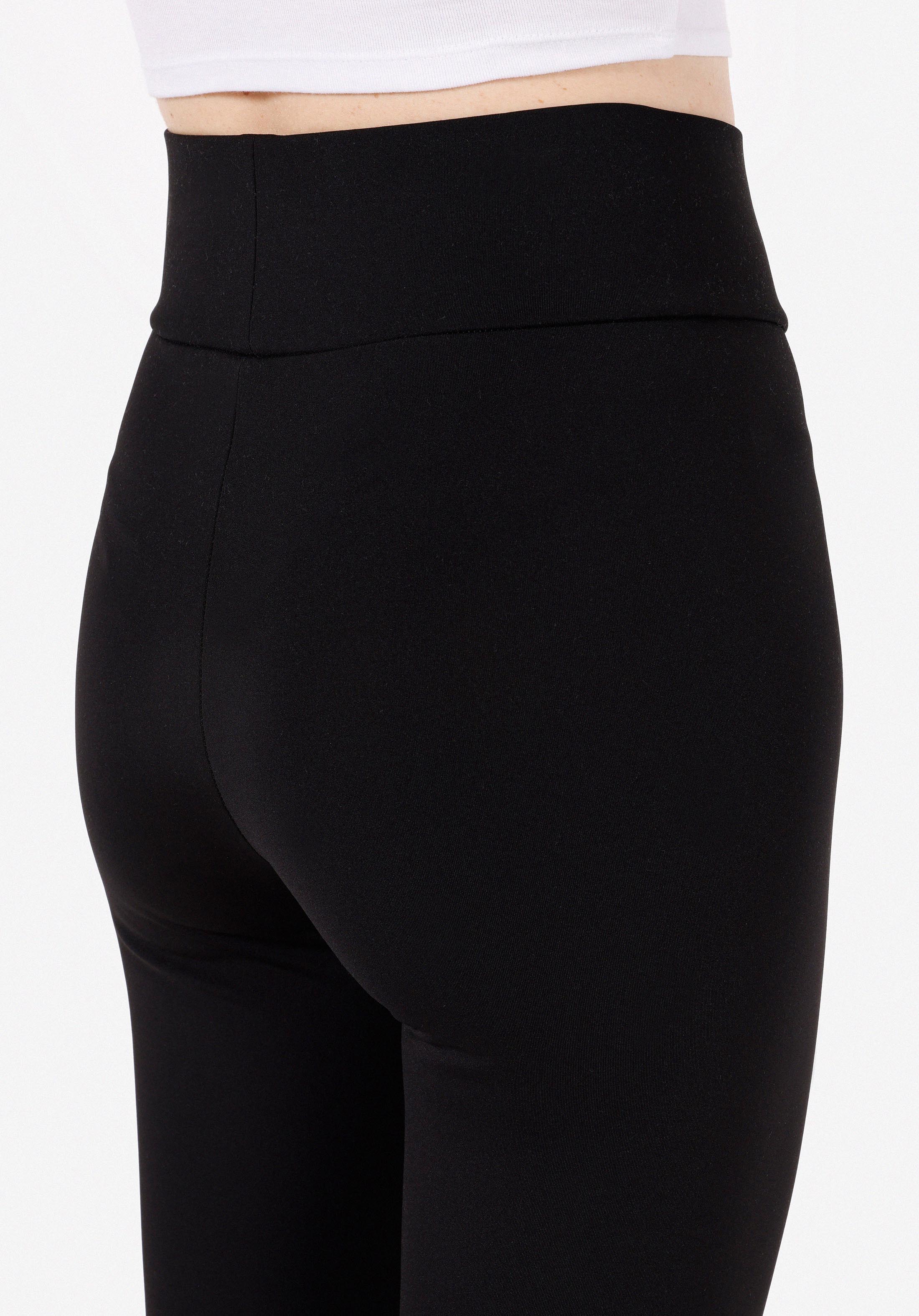 Показать информацию о Slim fit rise талия женские черные трикотажные колготки