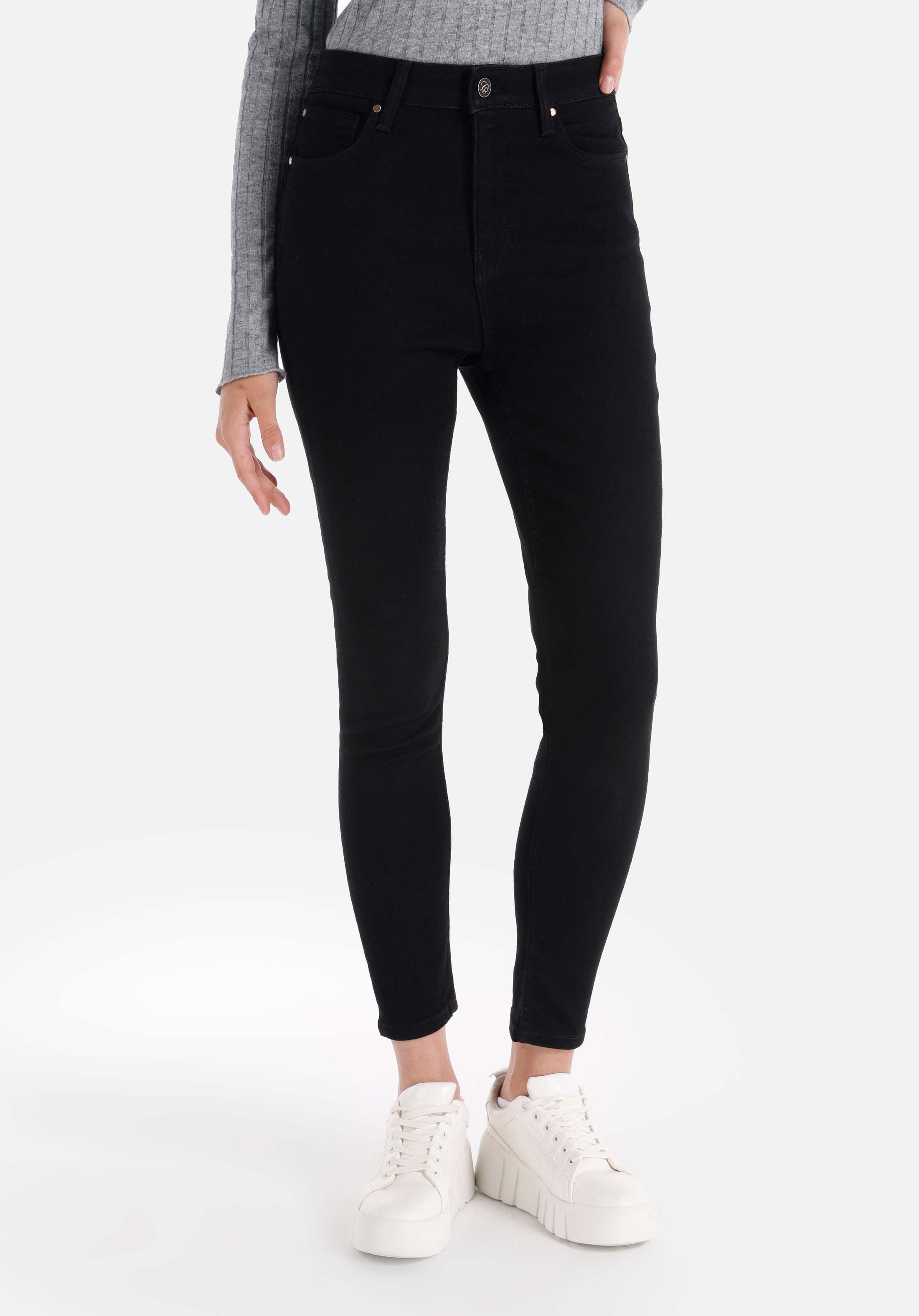 Показать информацию о Женские джинсы деним skinny fit завышенная посадка