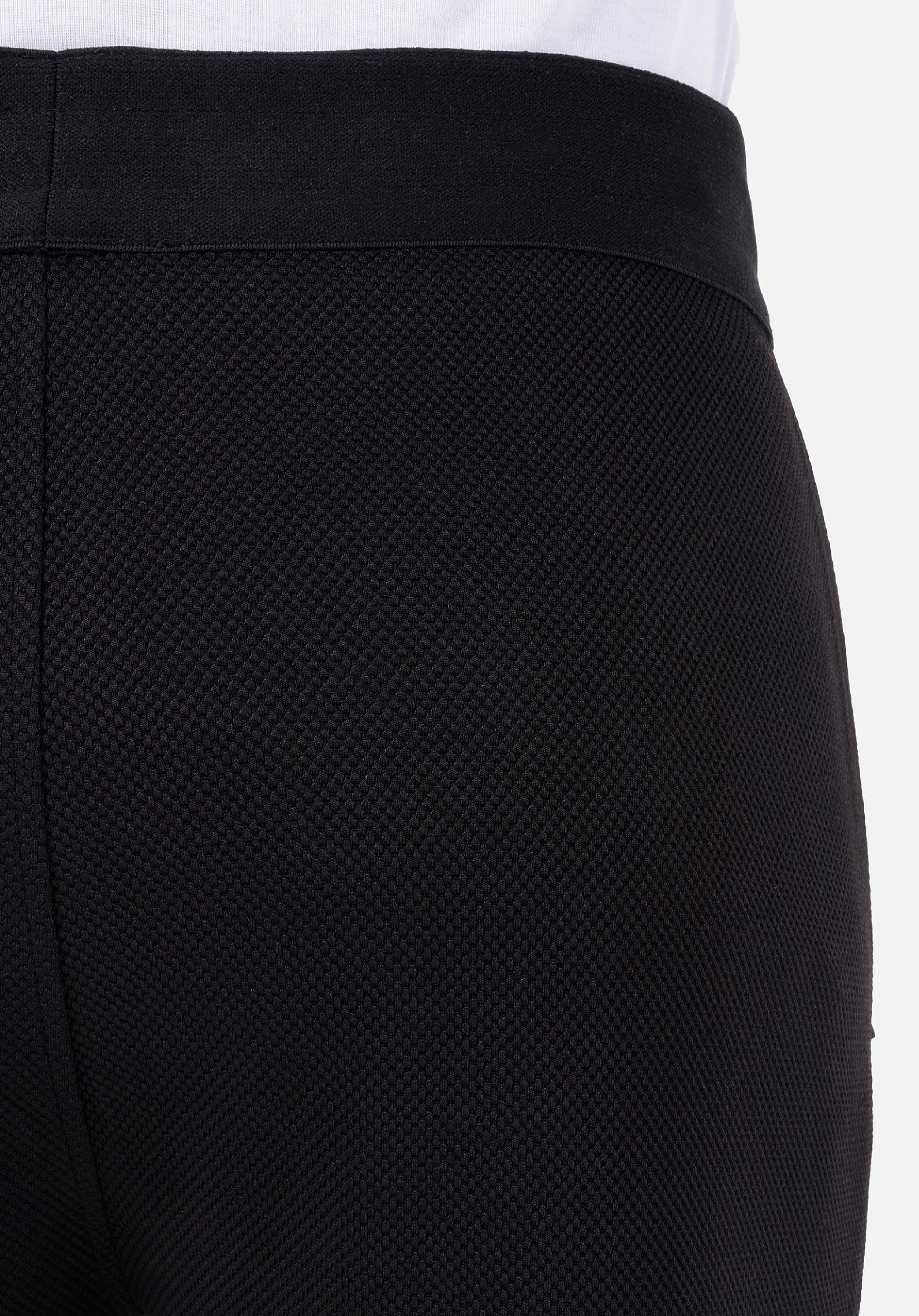 Показать информацию о Мужские черные спортивные штаны slim fit средняя посадка