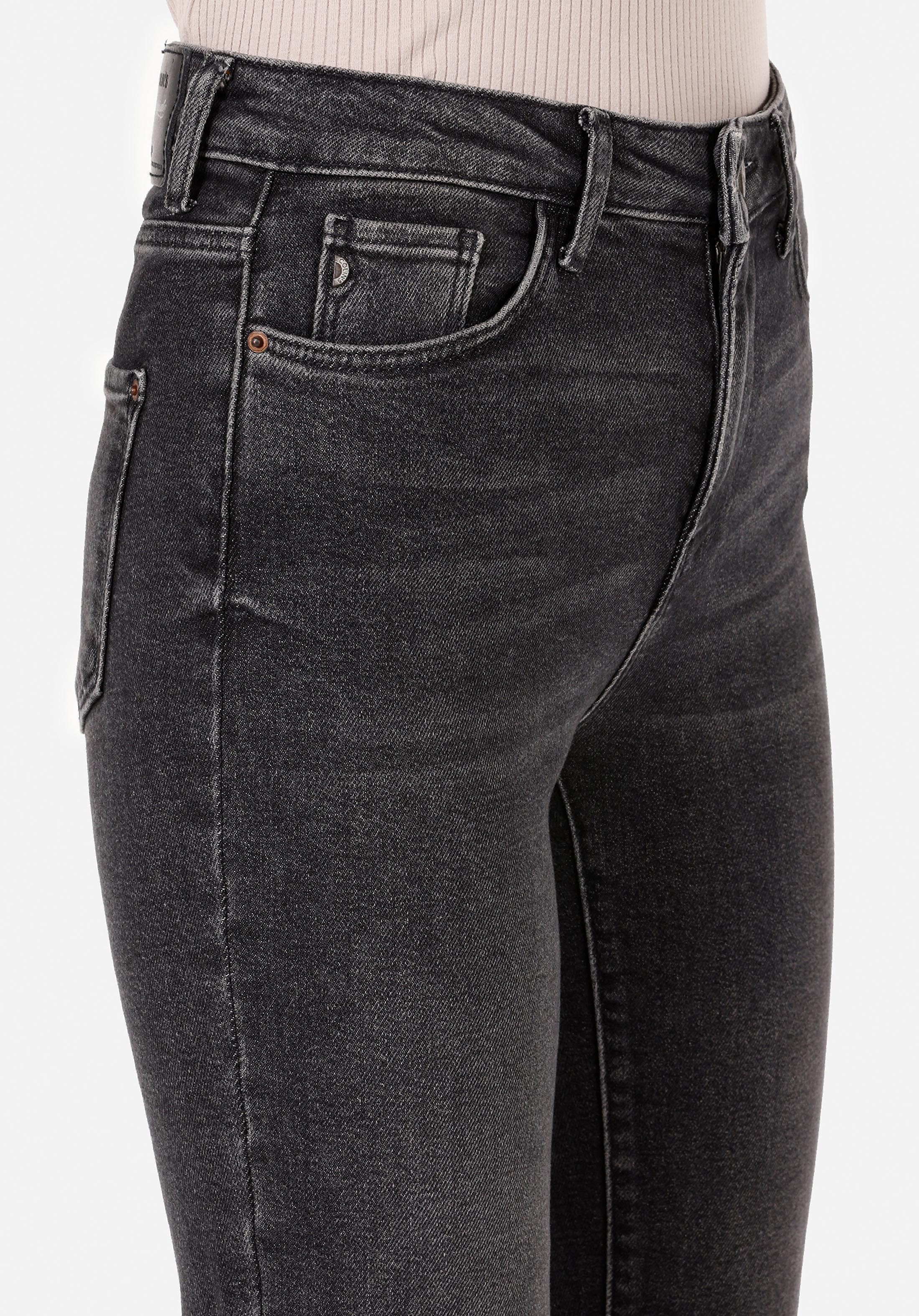 Показать информацию о Женские индиго джинсы slim fit средняя посадка узкий крой