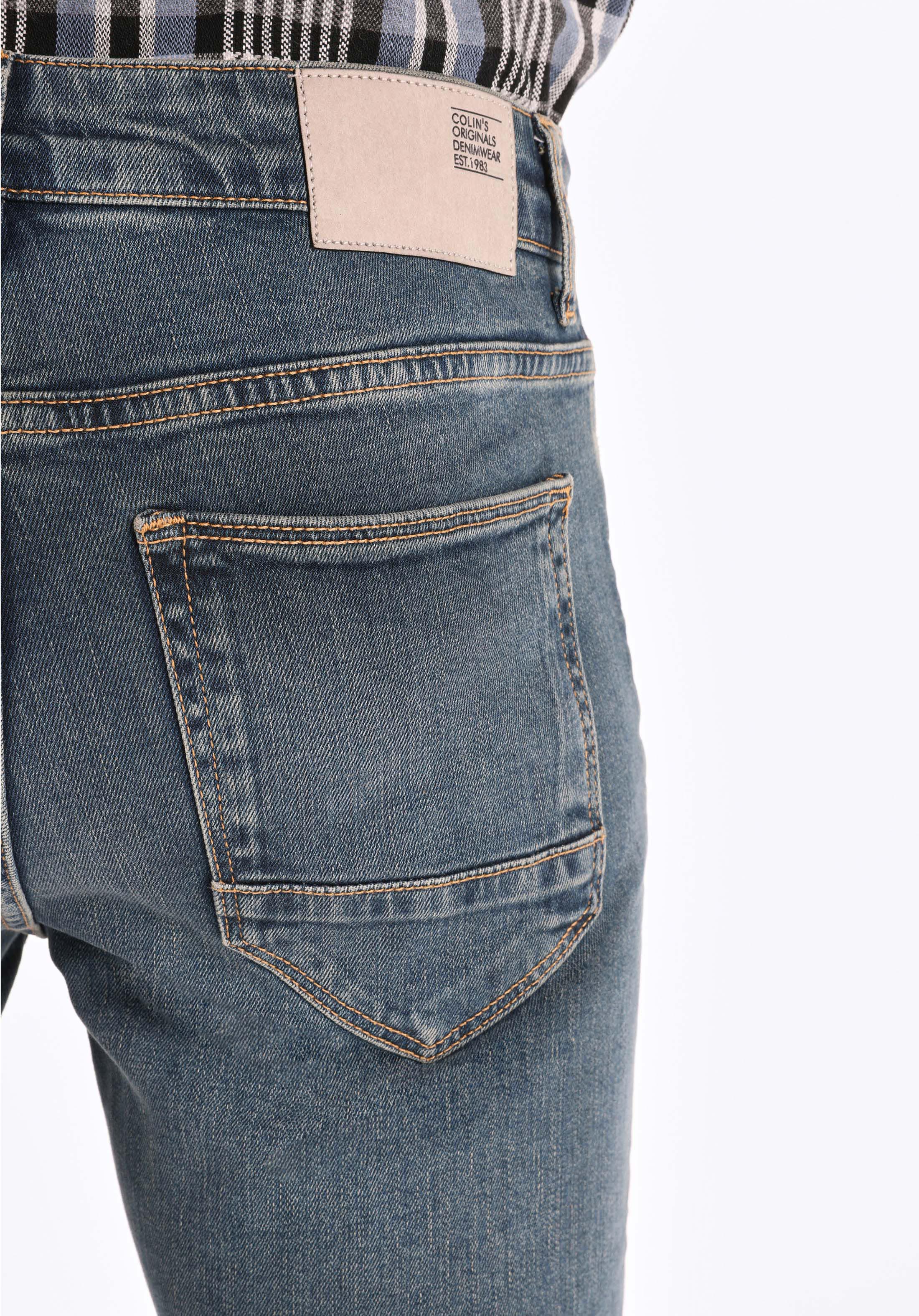 Показать информацию о Мужские джинсы деним slim fit низкая посадка