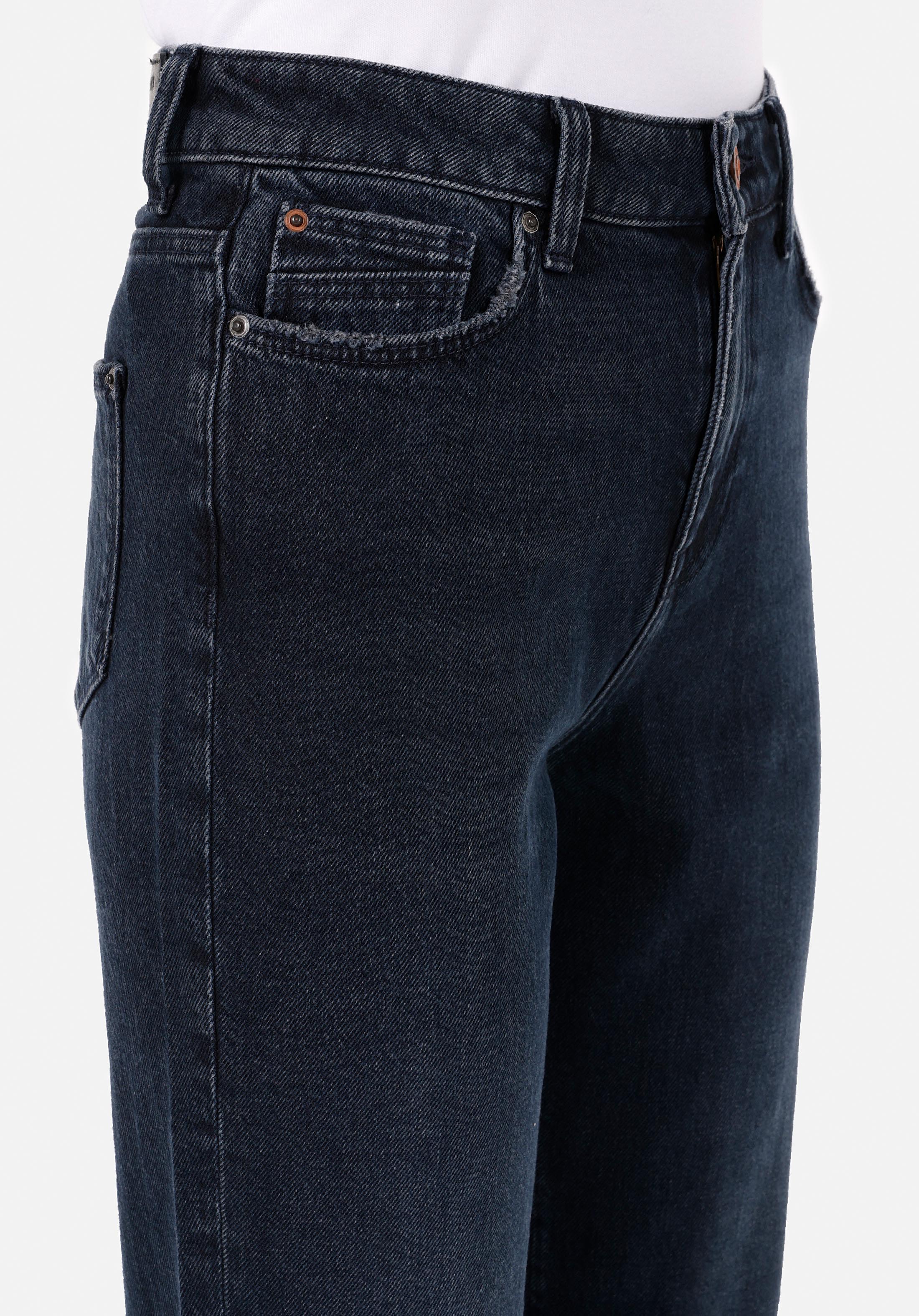Показать информацию о Mom fit slim leg женские джинсы цвета темно-индиго