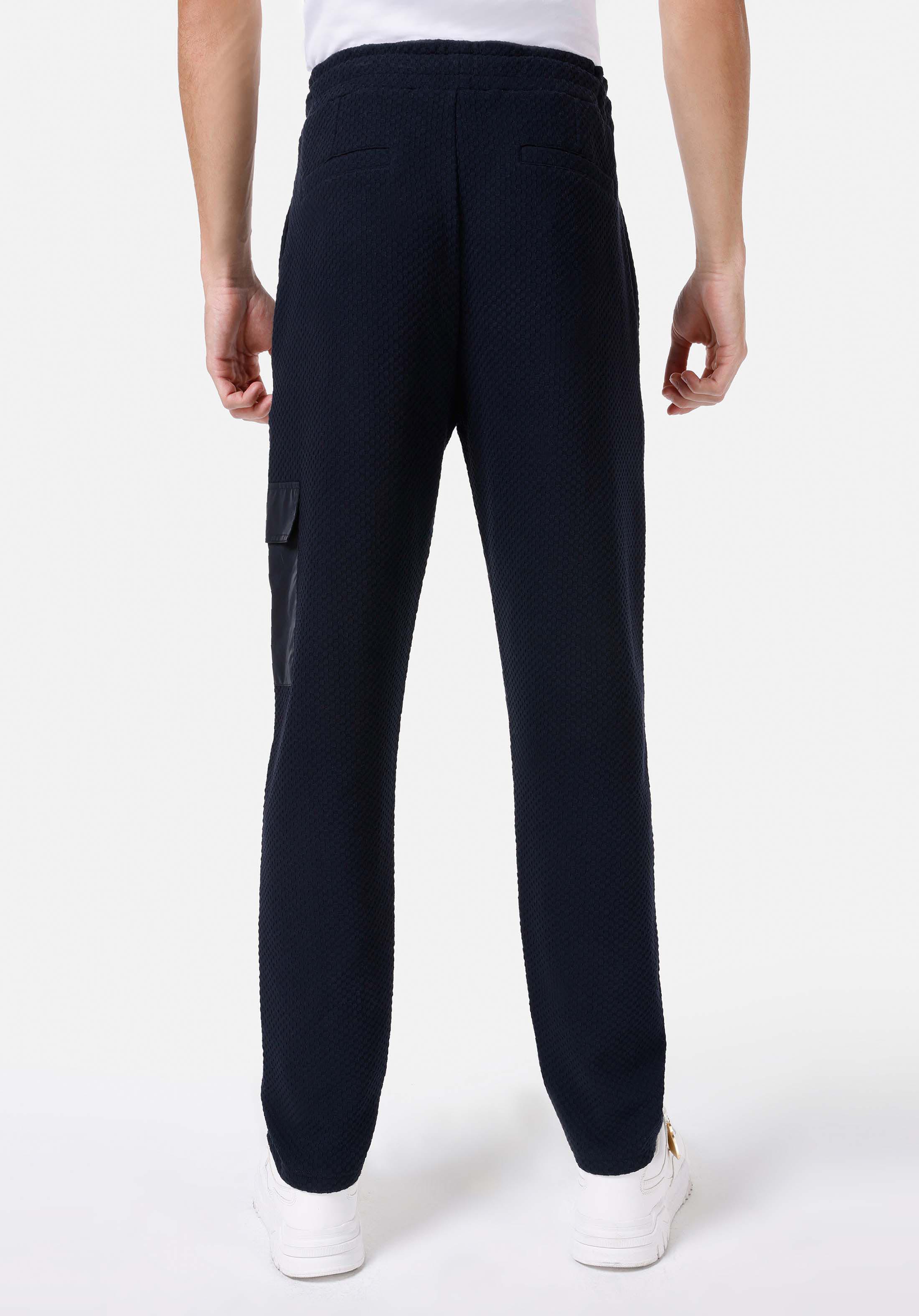 Показать информацию о Штаны мужские синие (navy blue) regular fit с посадкой на талии