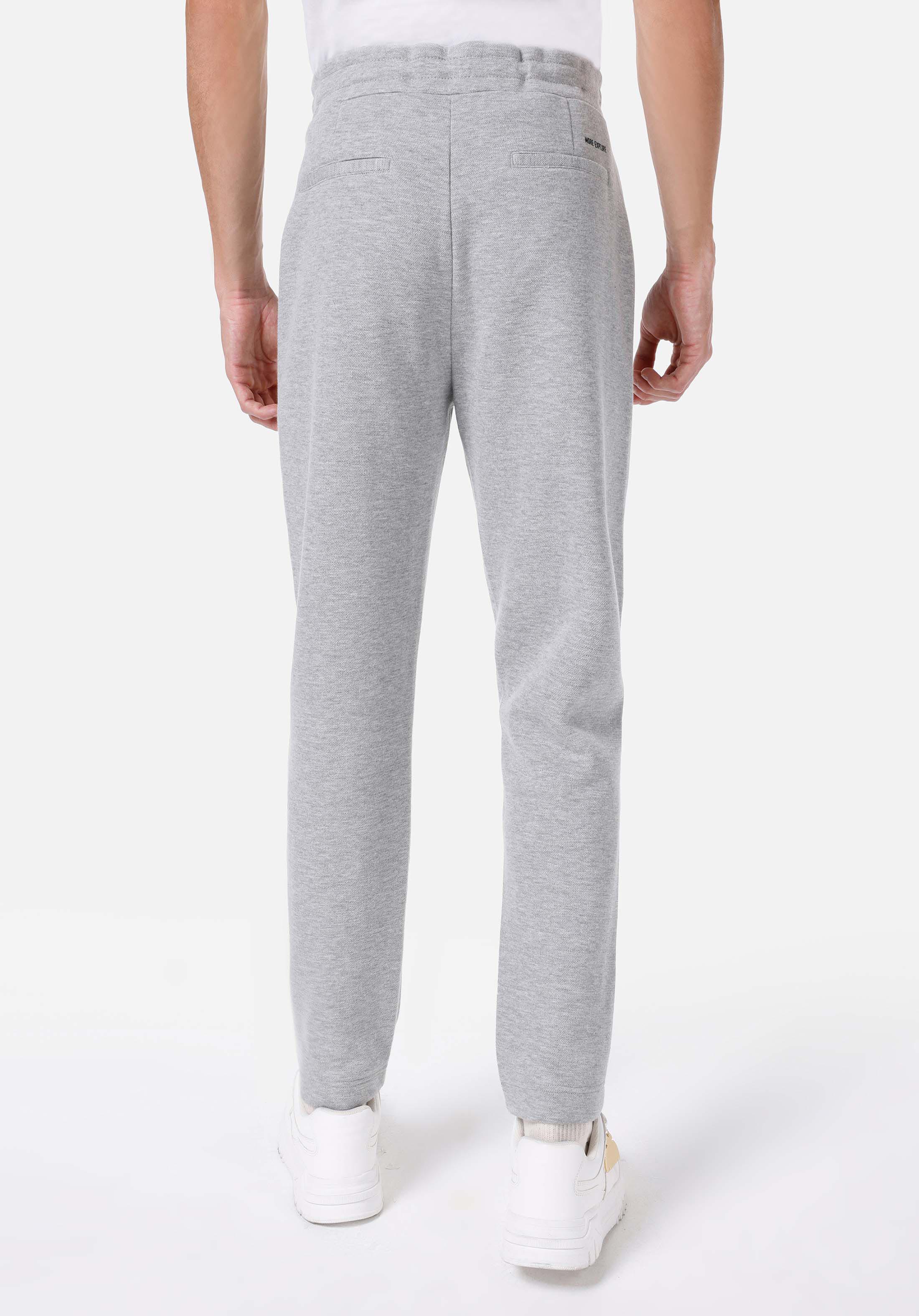 Показать информацию о Мужские серые спортивные штаны slim fit средняя посадка