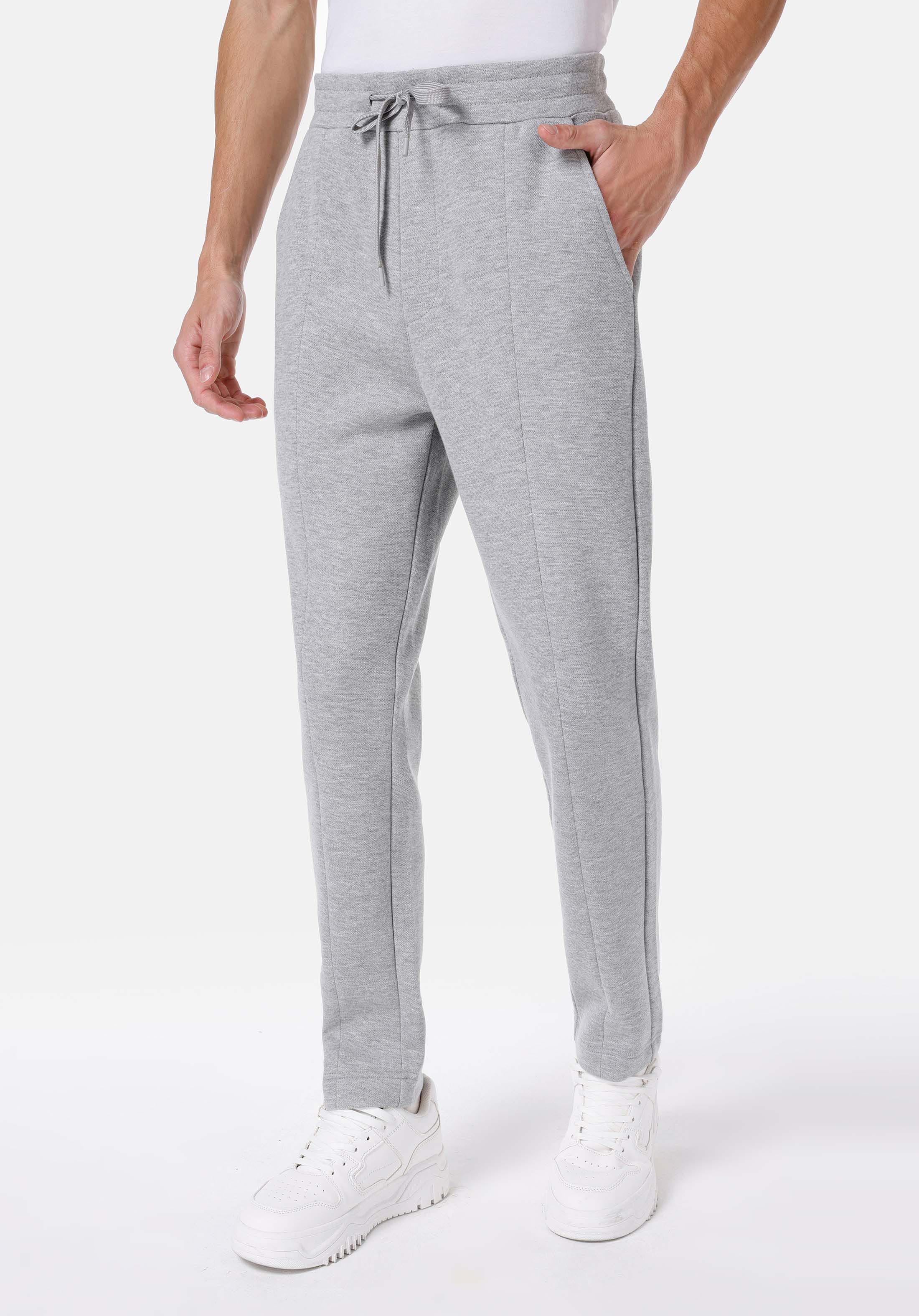 Показать информацию о Мужские серые спортивные штаны slim fit средняя посадка