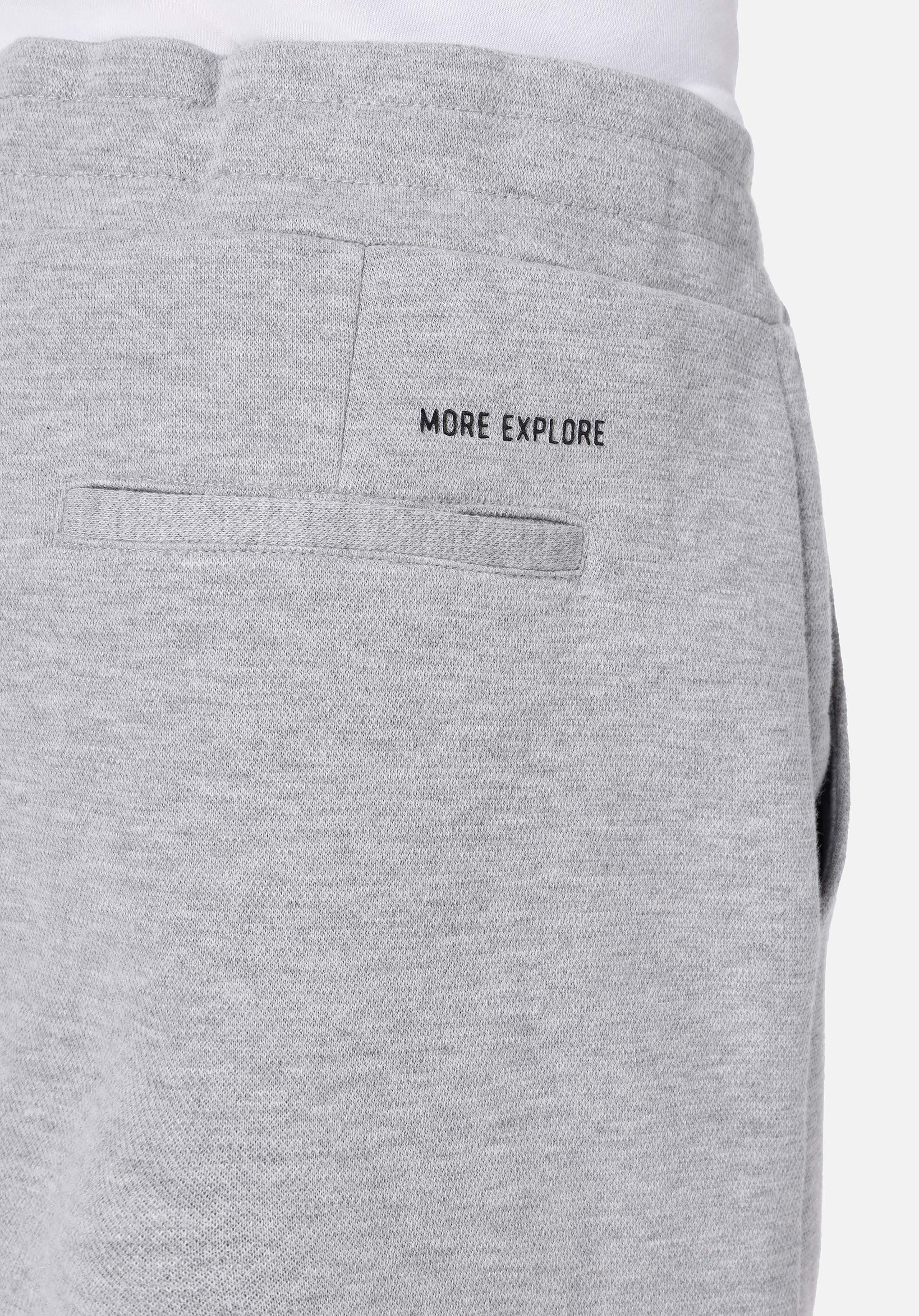 Показать информацию о Мужские серые спортивные штаны slim fit средняя посадка