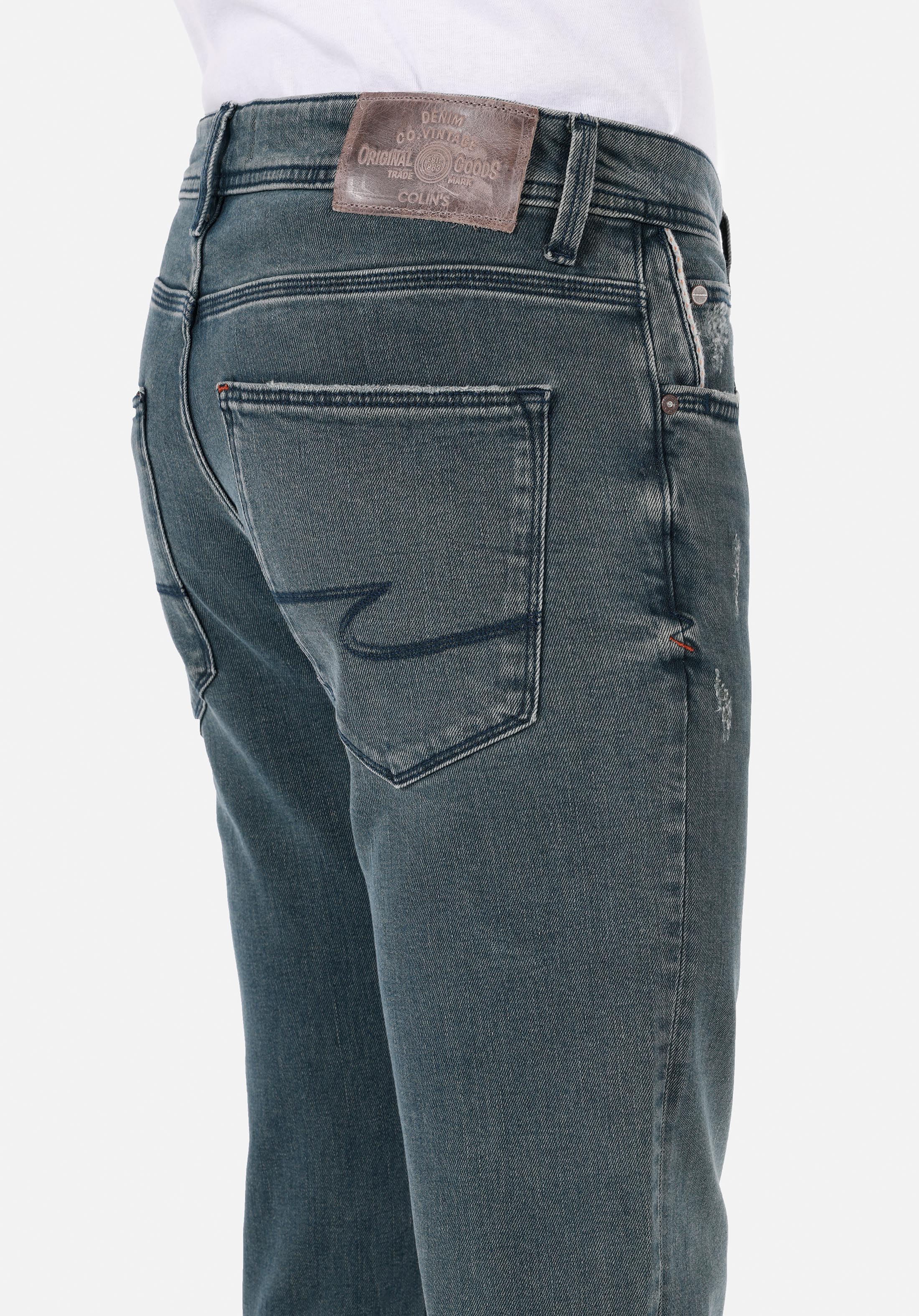 Показать информацию о Мужские джинсы индиго straight fit прямые низкая посадка