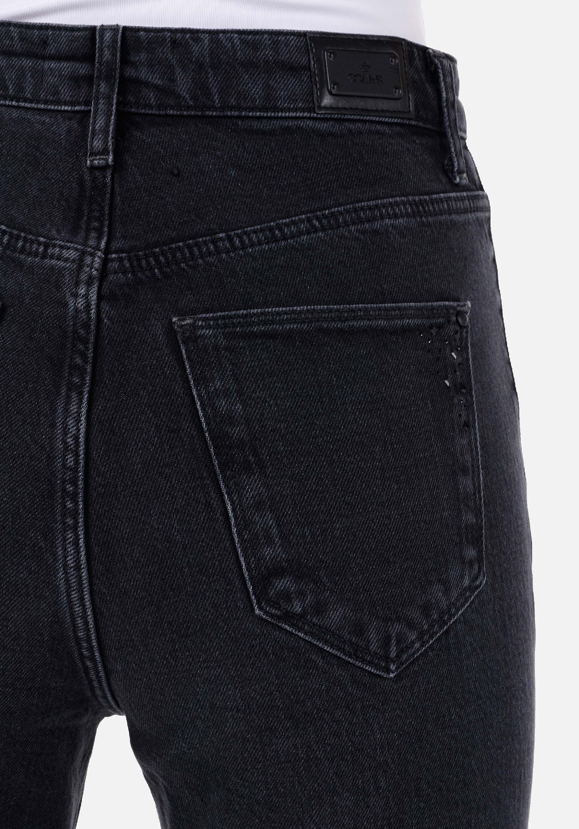 Показать информацию о Mom fit slim leg женские джинсы из денима