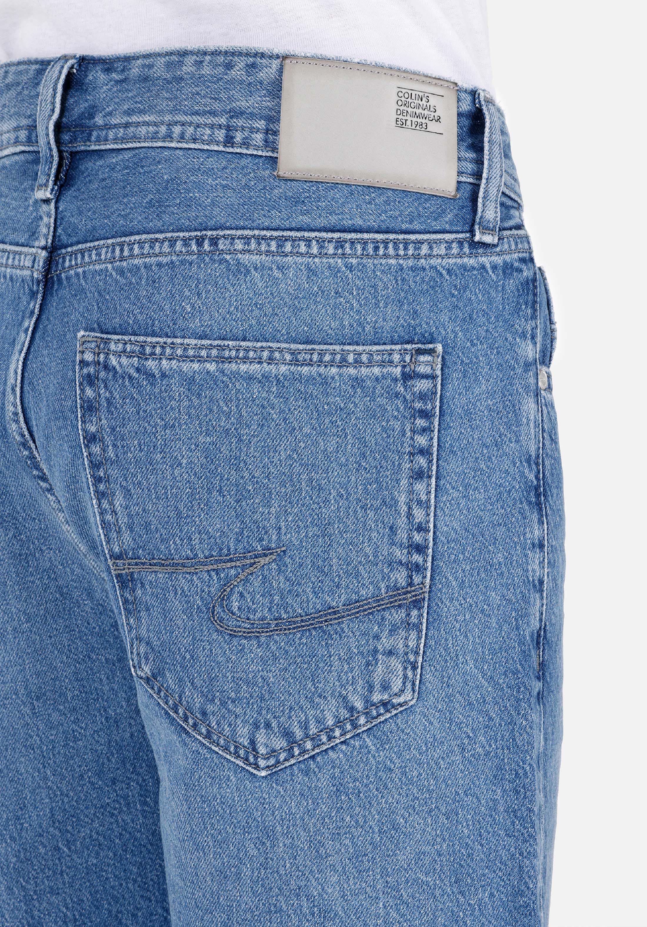 Показать информацию о Мужские джинсовые шорты индиго straight fit низкая посадка