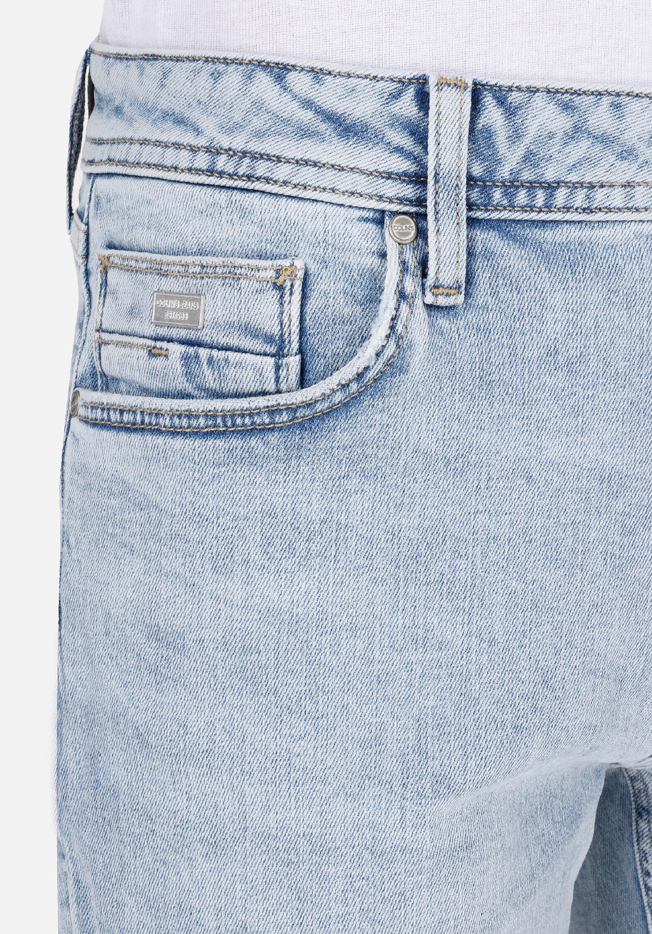 Показать информацию о Мужские джинсовые шорты индиго straight fit низкая посадка