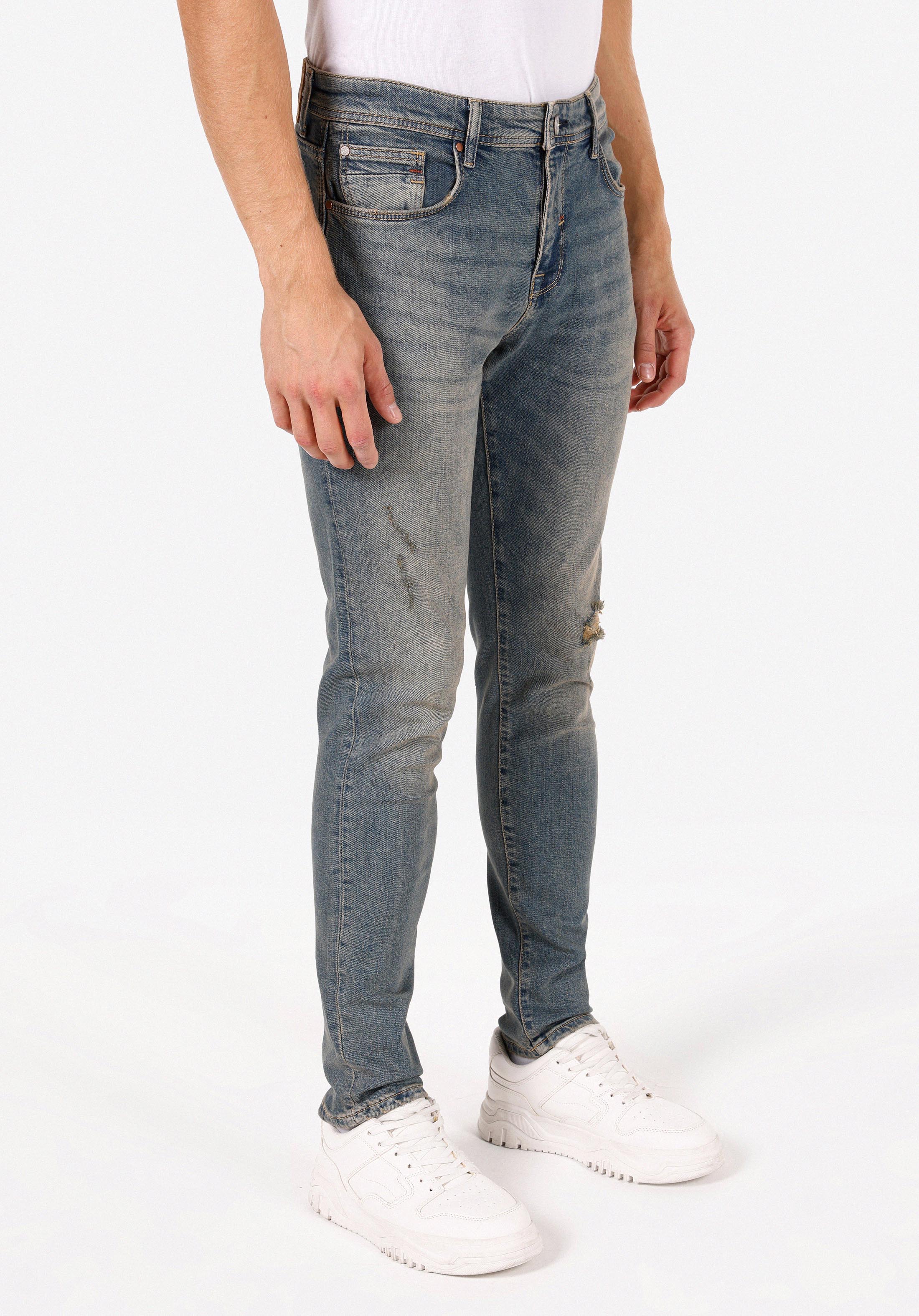 Показать информацию о Мужские индиго джинсы slim fit