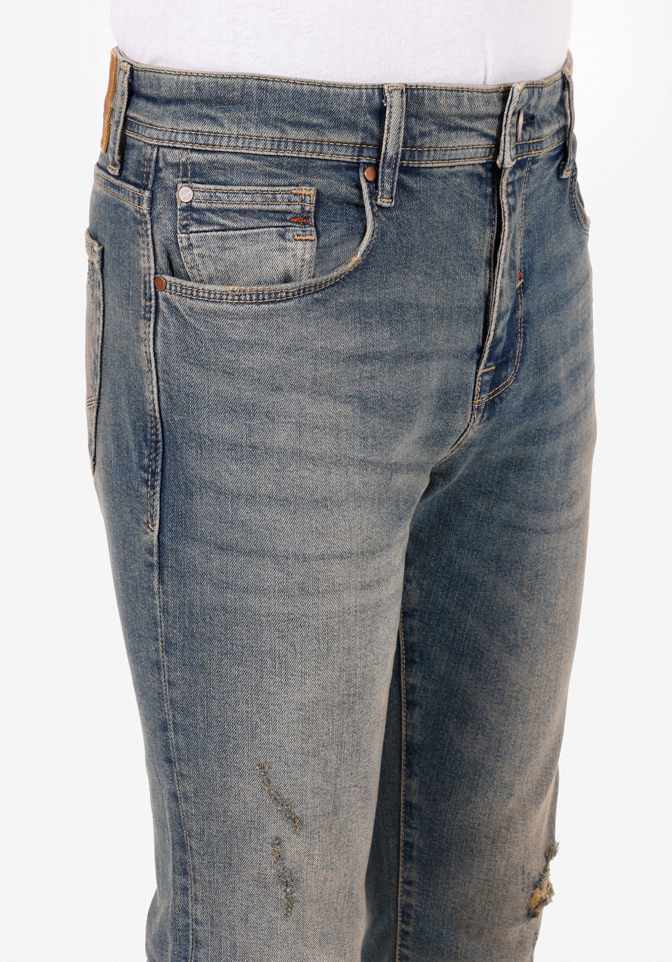 Показать информацию о Мужские индиго джинсы slim fit