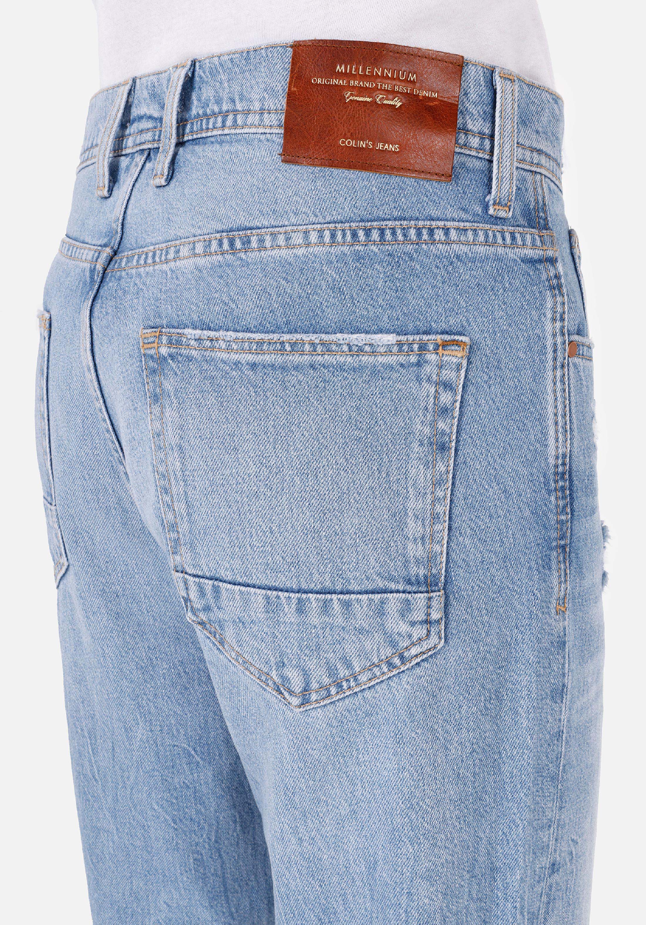 Показать информацию о Мужские индиго джинсы loose tapered fit