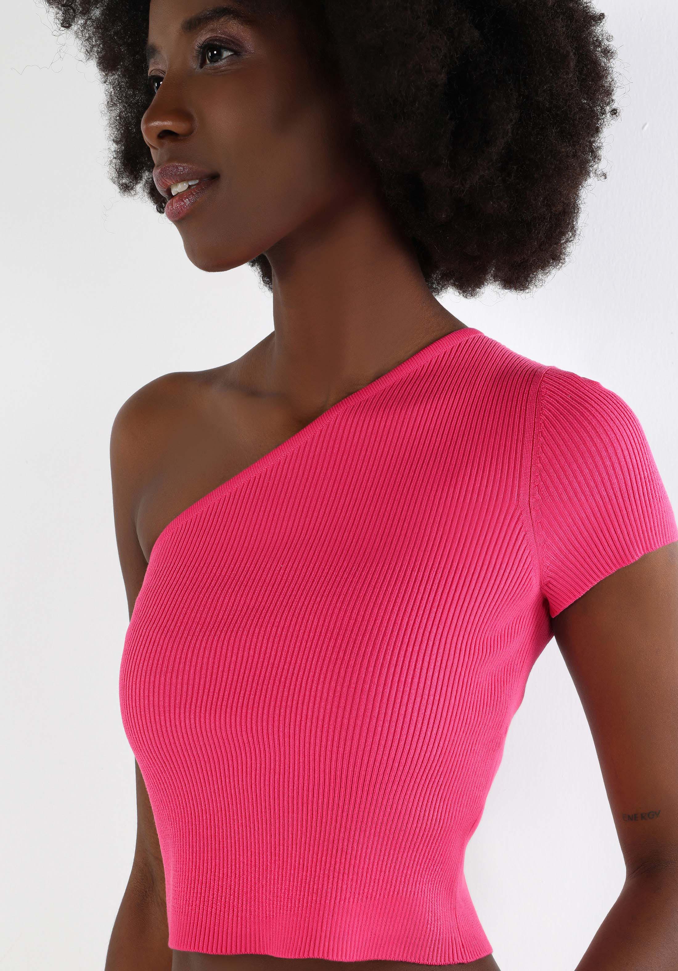 Показать информацию о Slim fit бретельки прямая женская розовая футболка с коротким рукавом