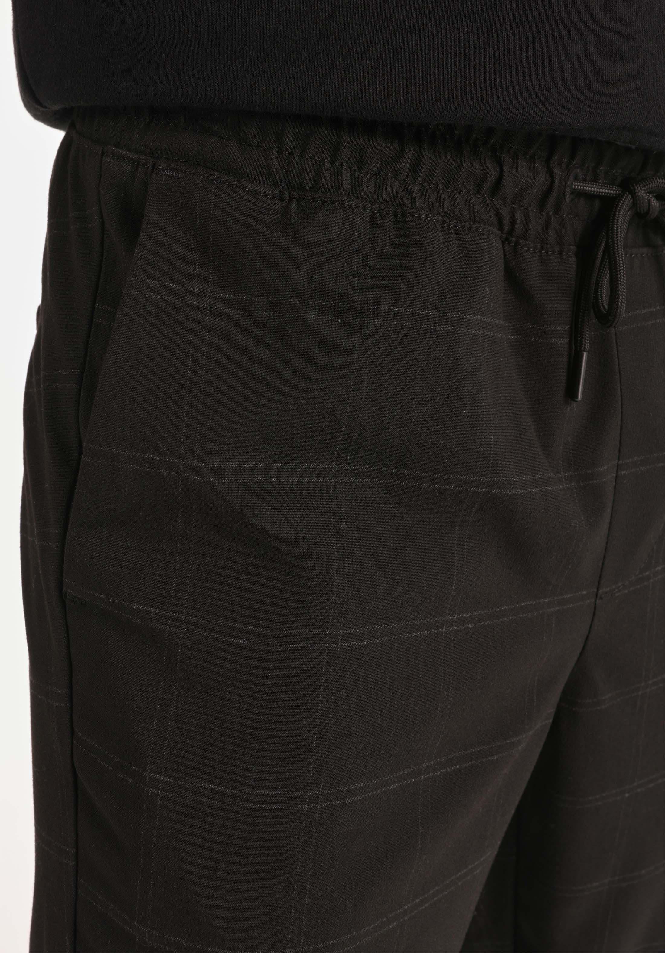 Показать информацию о Мужские черные брюки slim fit средняя посадка