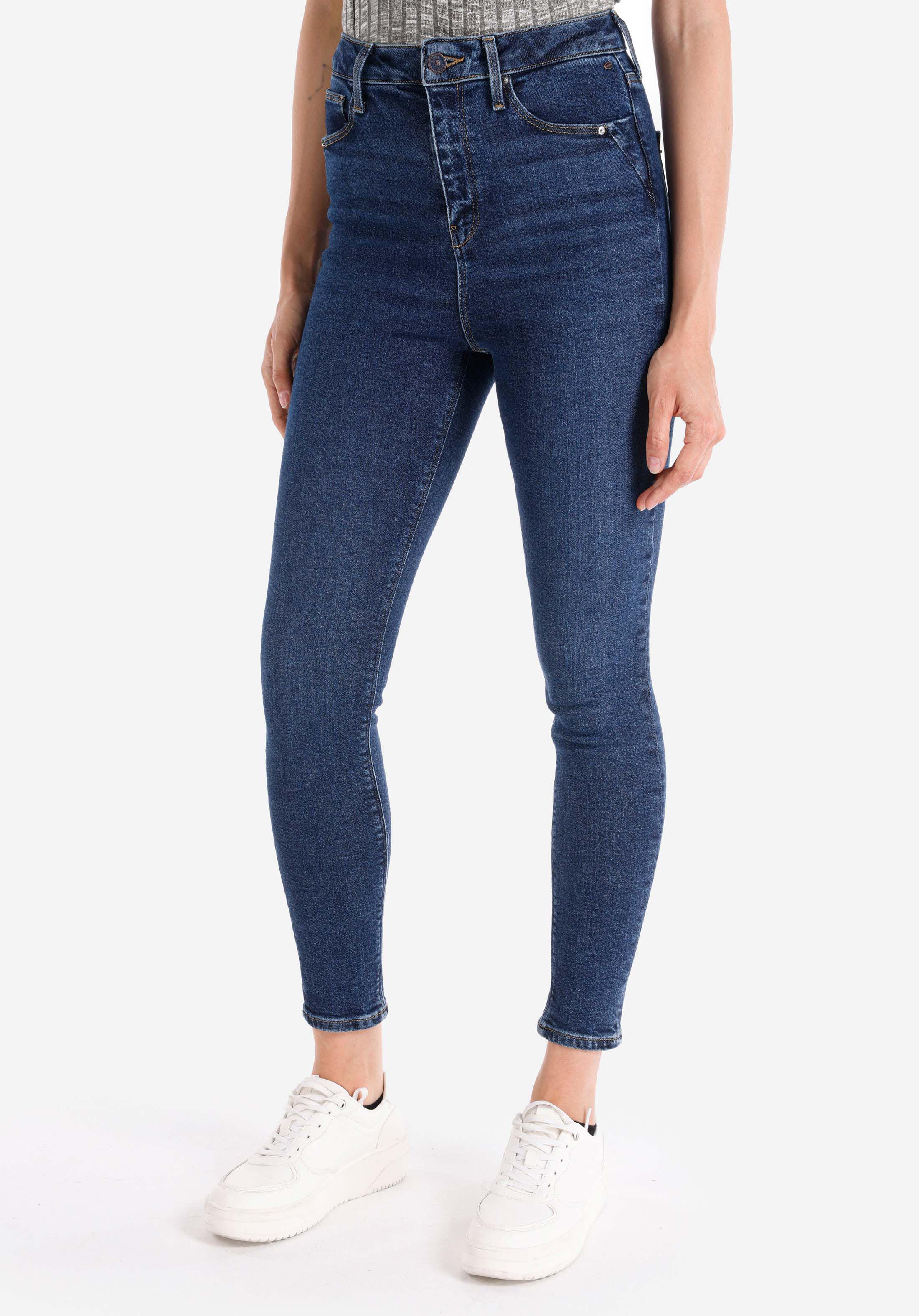 Показать информацию о Женские джинсы деним skinny fit завышенная посадка