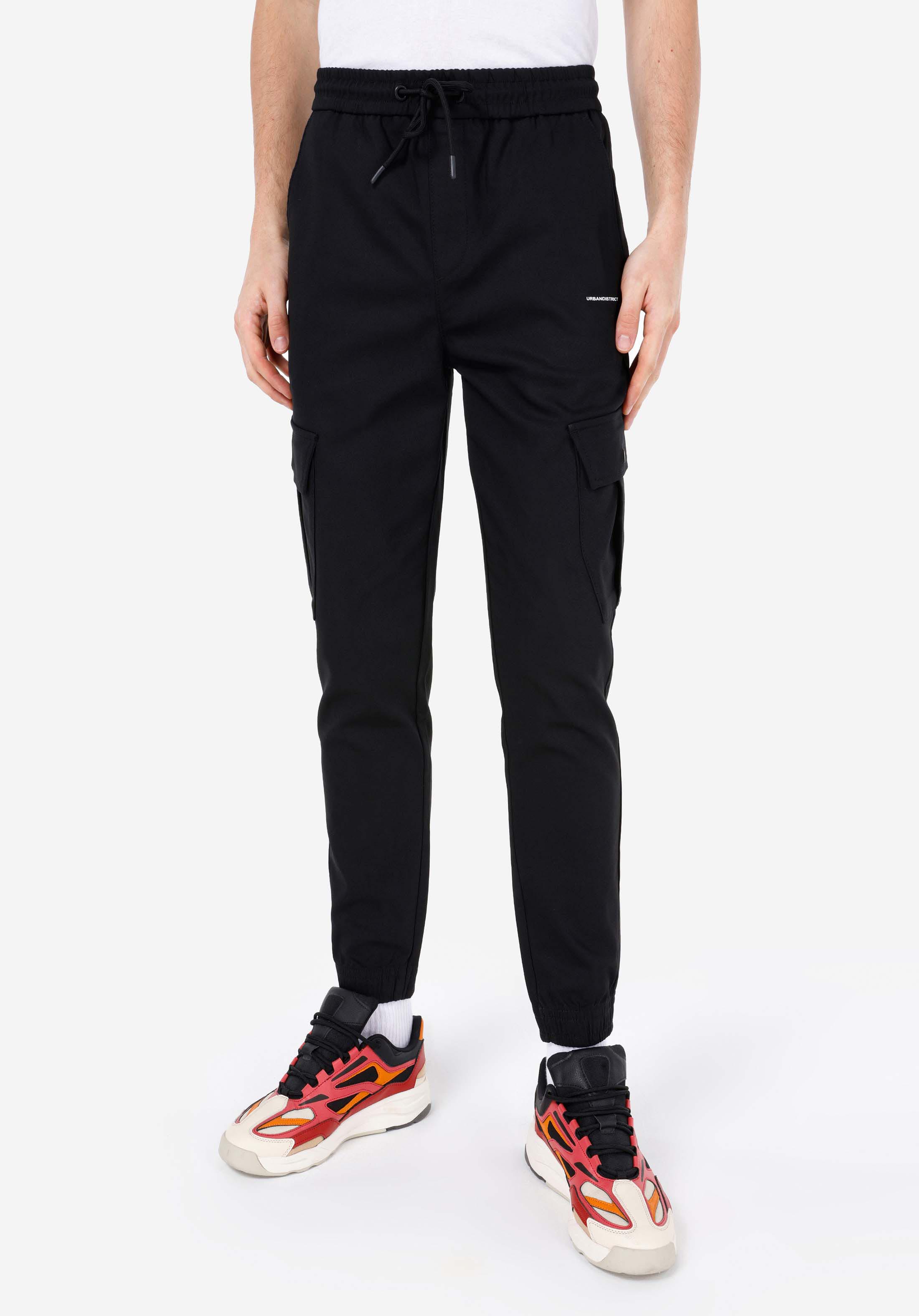 Показать информацию о Мужские черные брюки slim fit средняя посадка