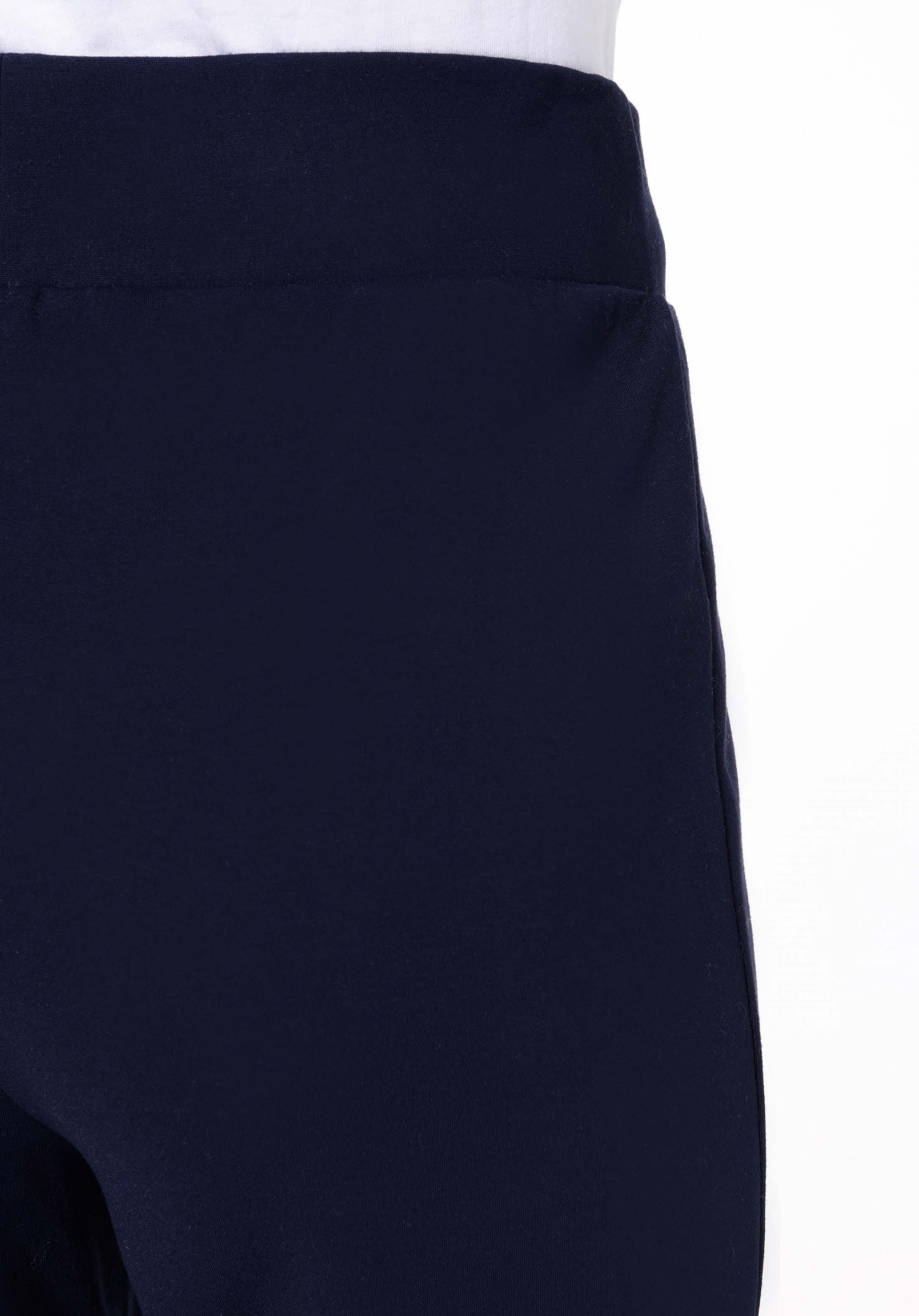 Показать информацию о Штаны женские синие (navy blue) regular fit с посадкой на талии