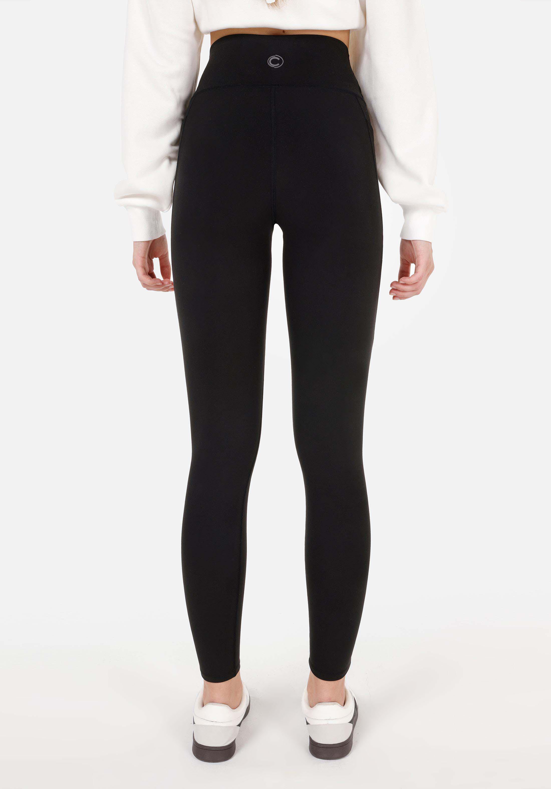 Показать информацию о Slim fit rise талия женские черные трикотажные колготки
