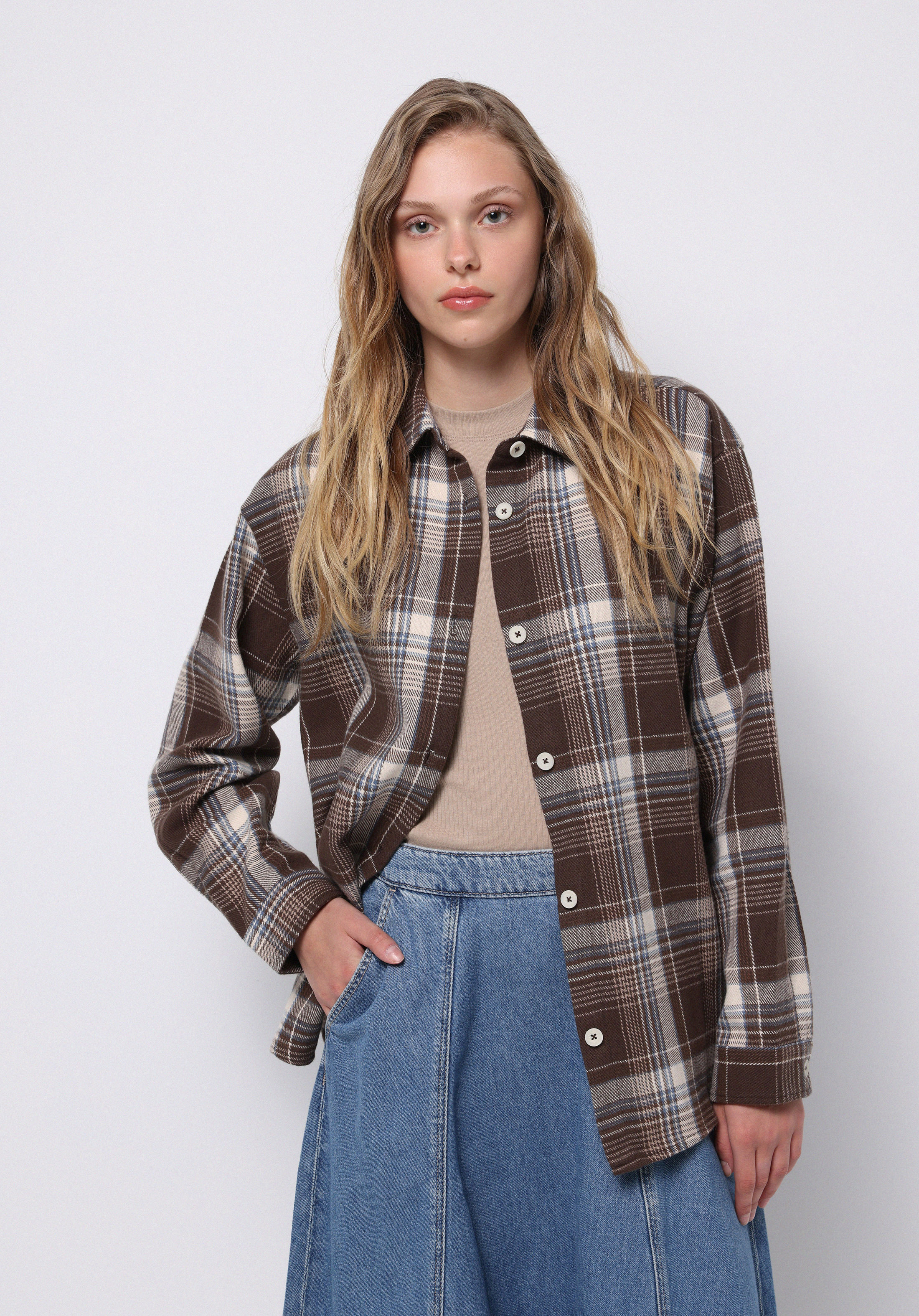 Показать информацию о Жен. Рубашки Длинный Рукав