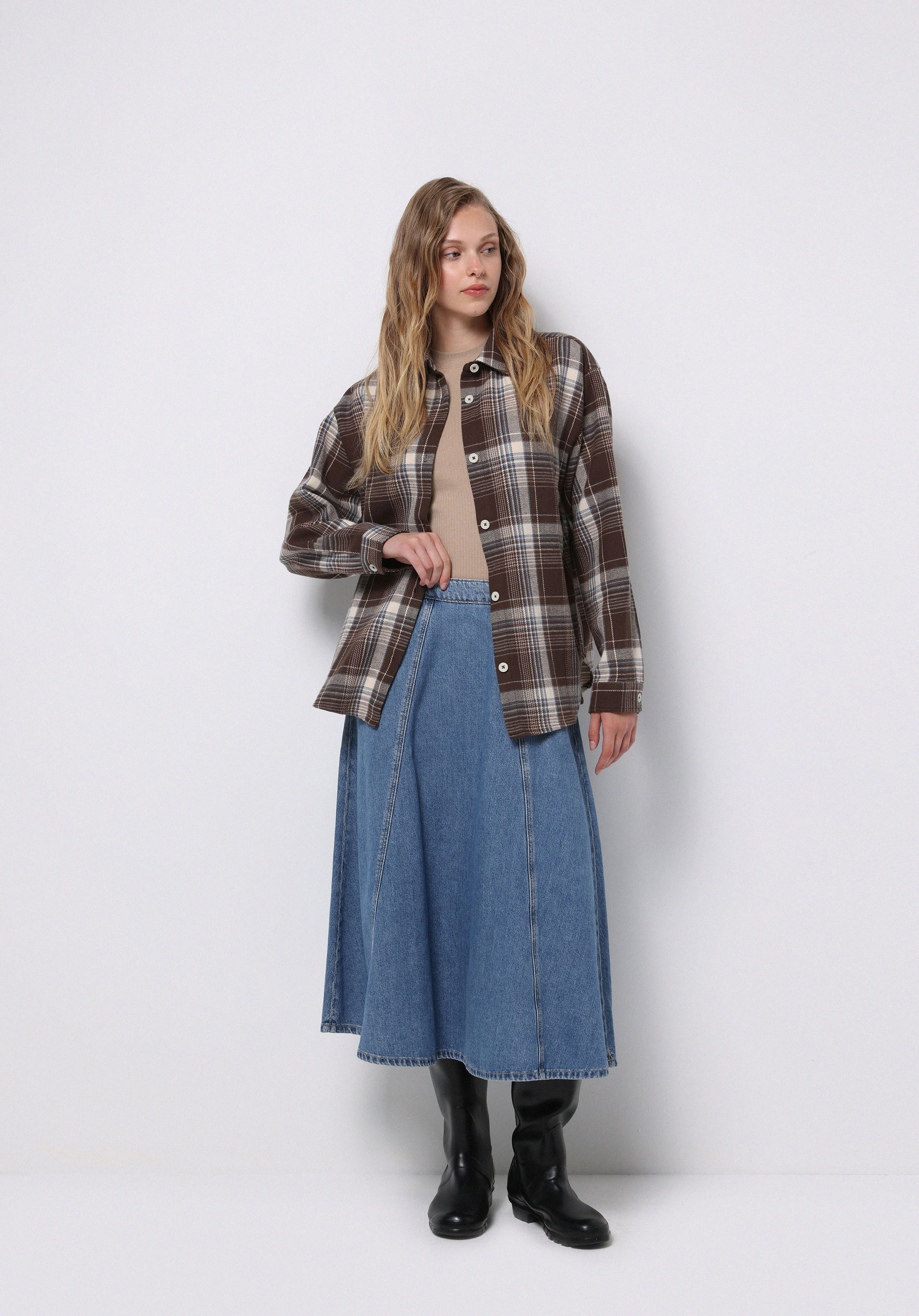 Показать информацию о Жен. Рубашки Длинный Рукав